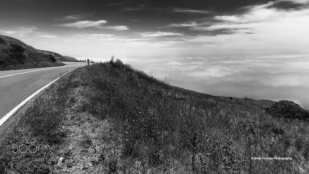 Nikon D800 sample photo. Over the clouds photography