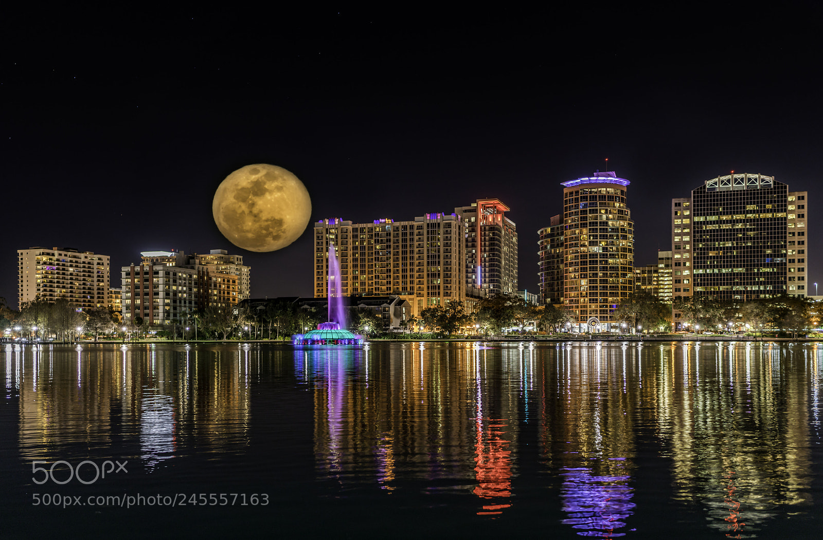 Sony a7R II sample photo. Supermoon photography