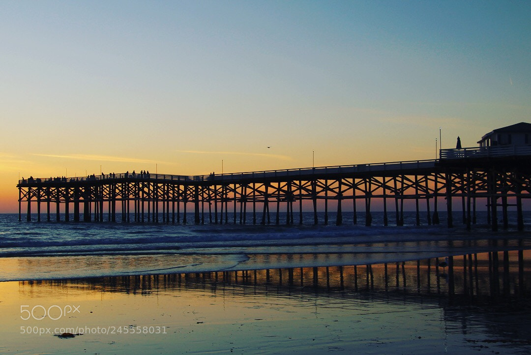Canon EOS 100D (EOS Rebel SL1 / EOS Kiss X7) sample photo. Beautiful sunset at pacific photography