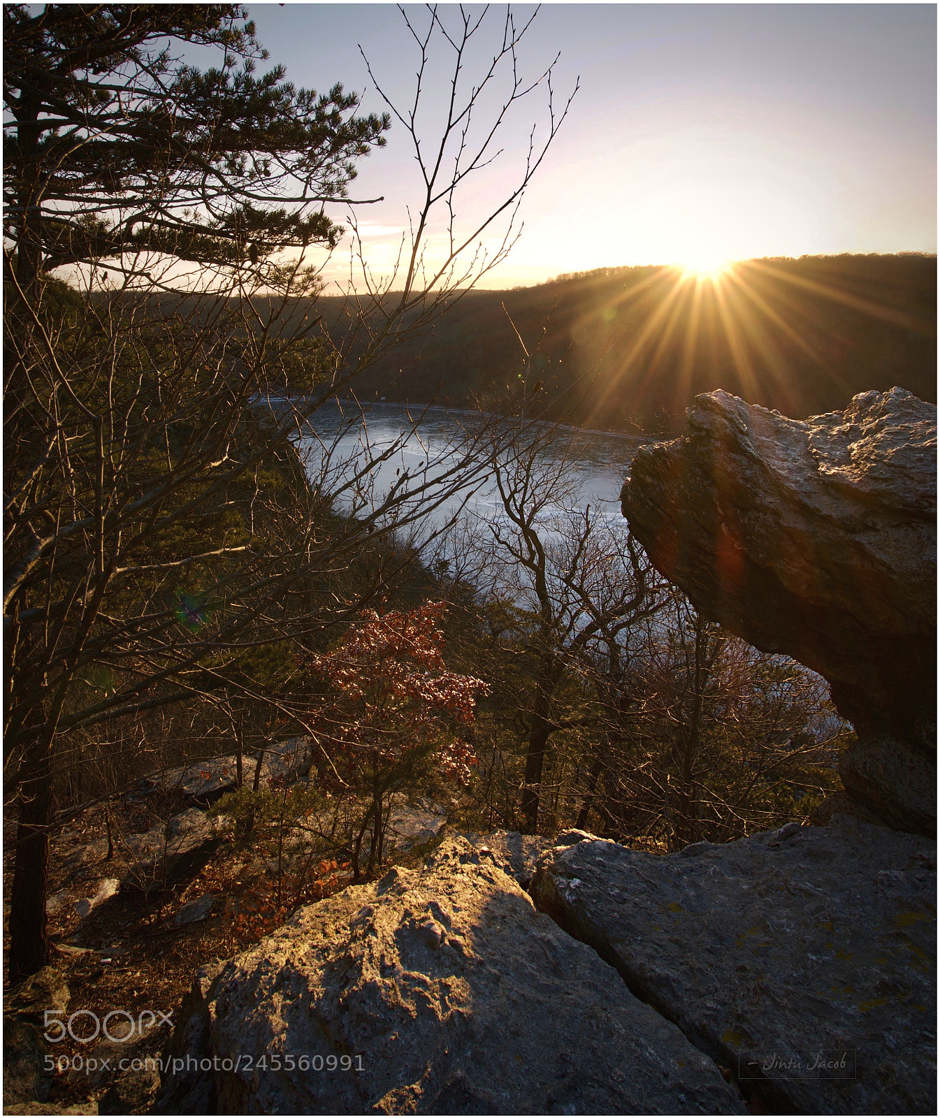 Nikon D500 sample photo. Sunset at pinnacle overlook photography