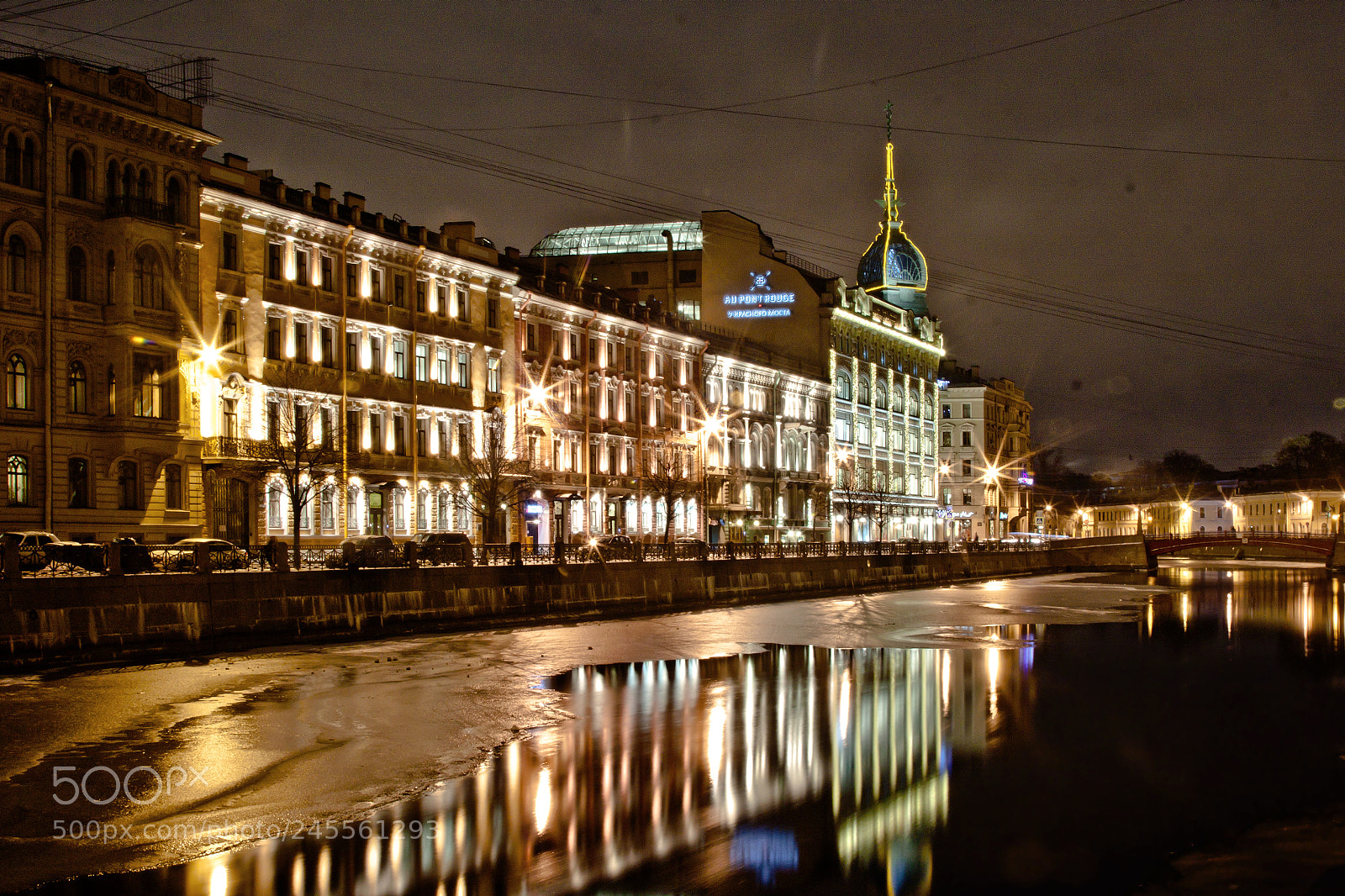 Canon EOS 500D (EOS Rebel T1i / EOS Kiss X3) sample photo. Reflections. river moika near photography