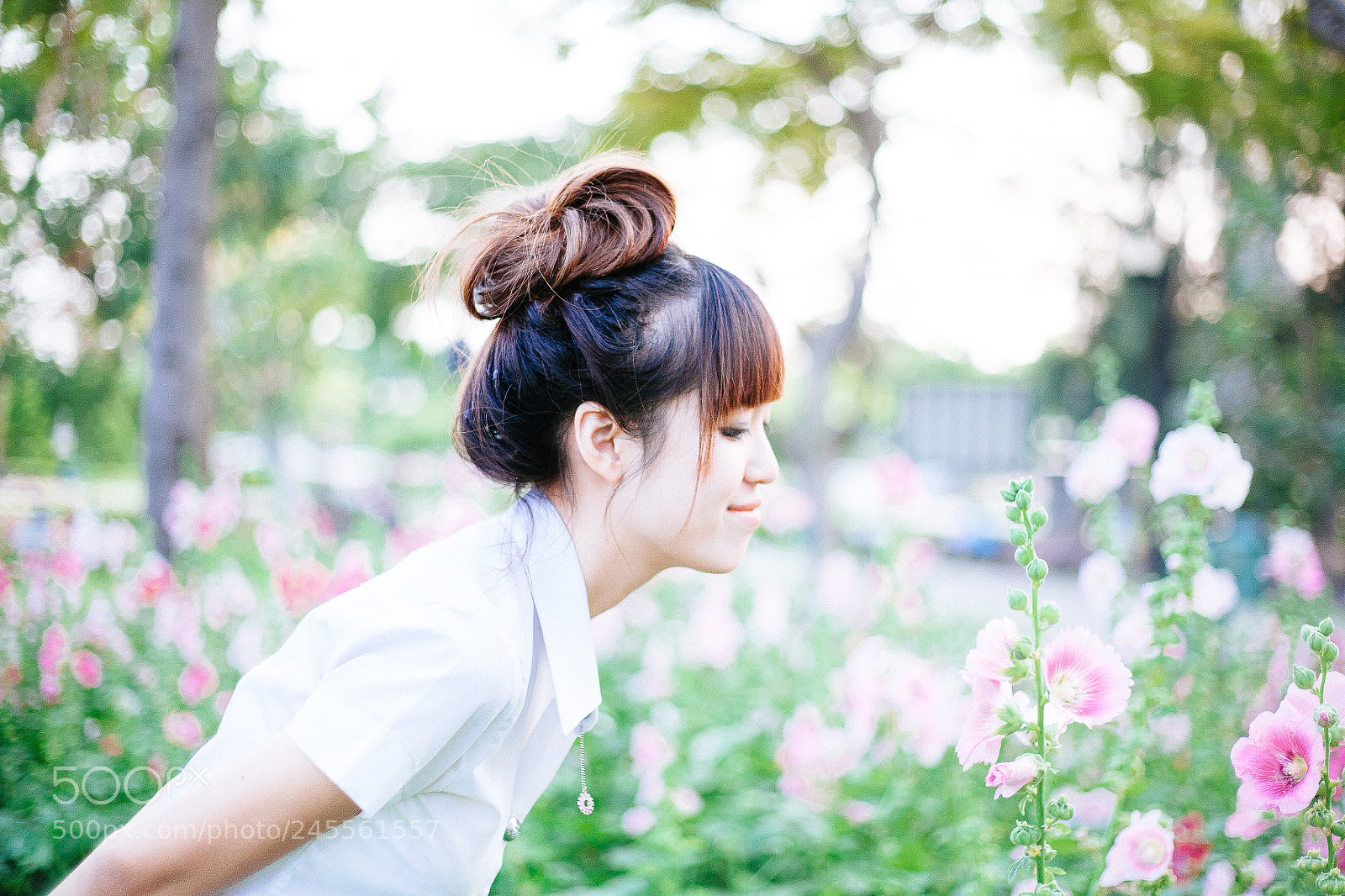 Canon EOS 5D sample photo. Thai university girl the photography