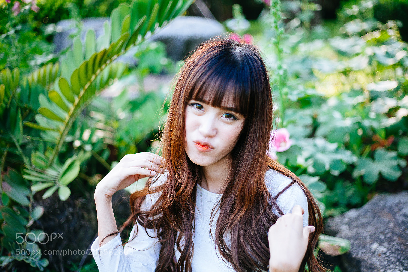 Canon EOS 5D sample photo. Cute & fluffy hair girl #3 photography