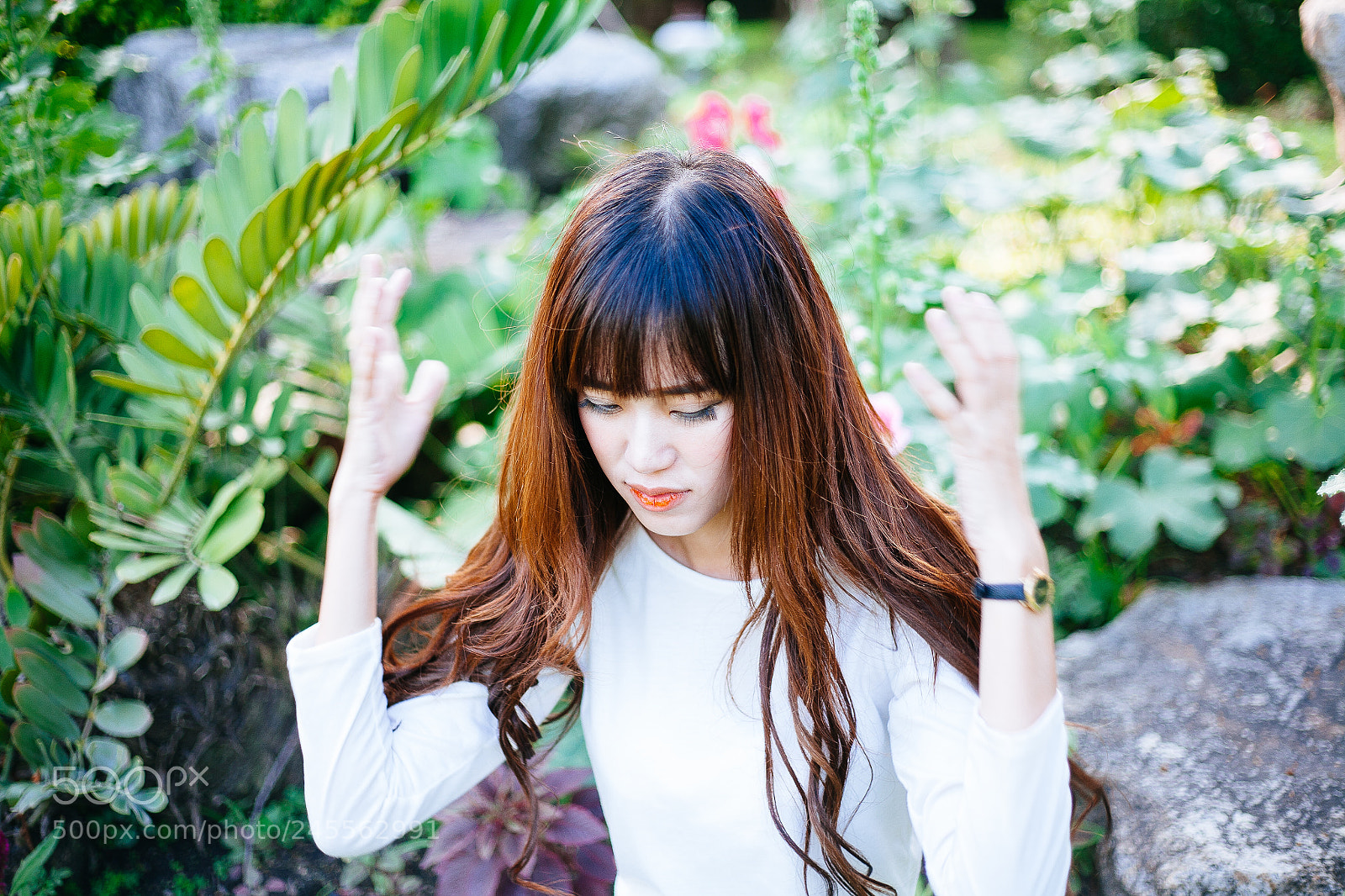 Canon EOS 5D sample photo. Cute & fluffy hair girl #4 photography