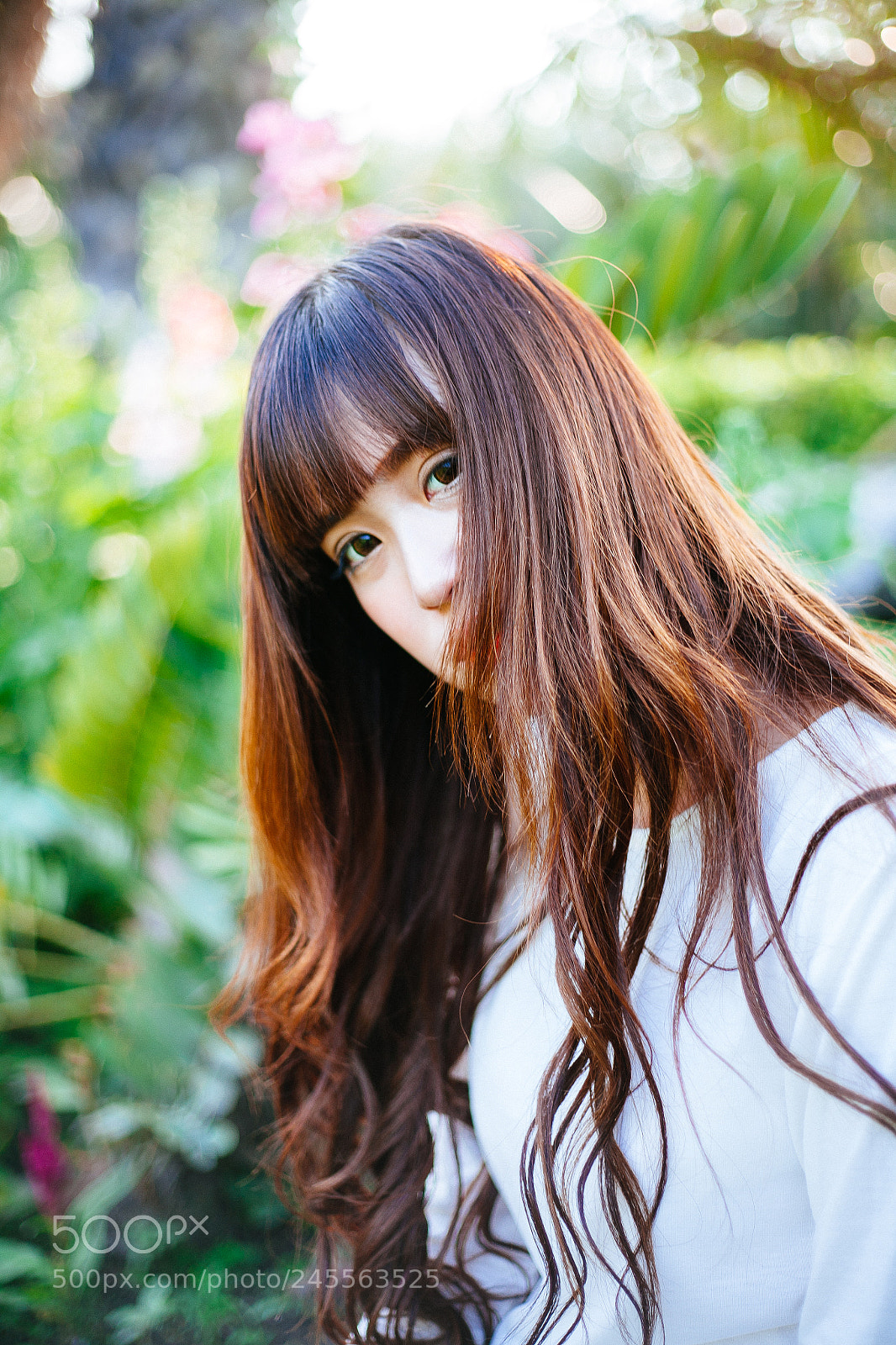 Canon EOS 5D sample photo. Cute & fluffy hair girl #7 photography