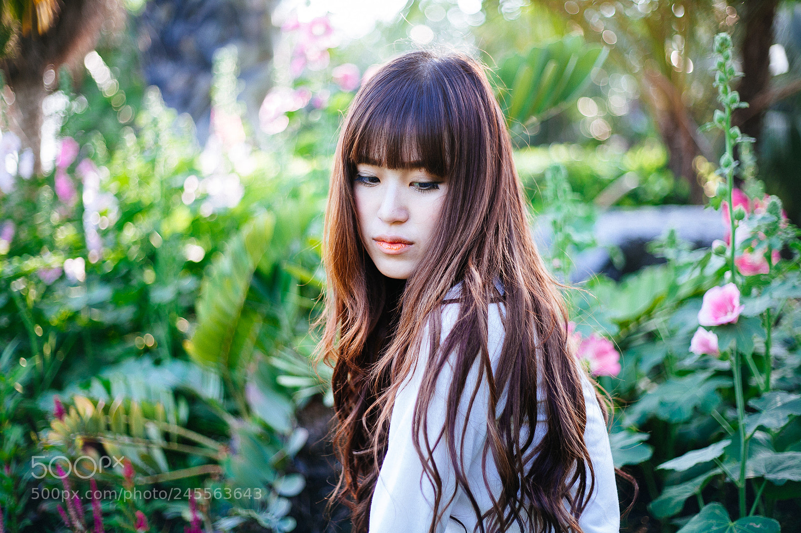 Canon EOS 5D sample photo. Cute & fluffy hair girl #8 photography