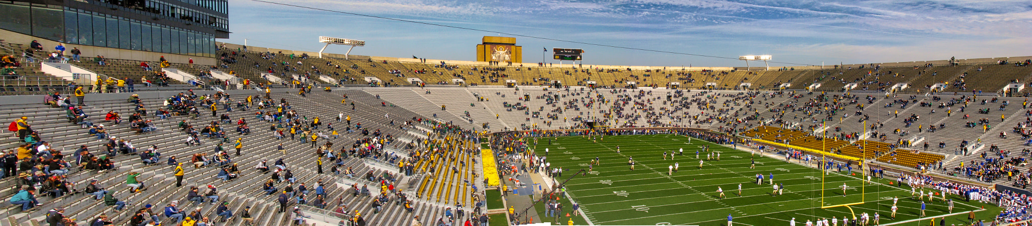 Canon POWERSHOT SX100 IS sample photo. Pregame nd stadium photography