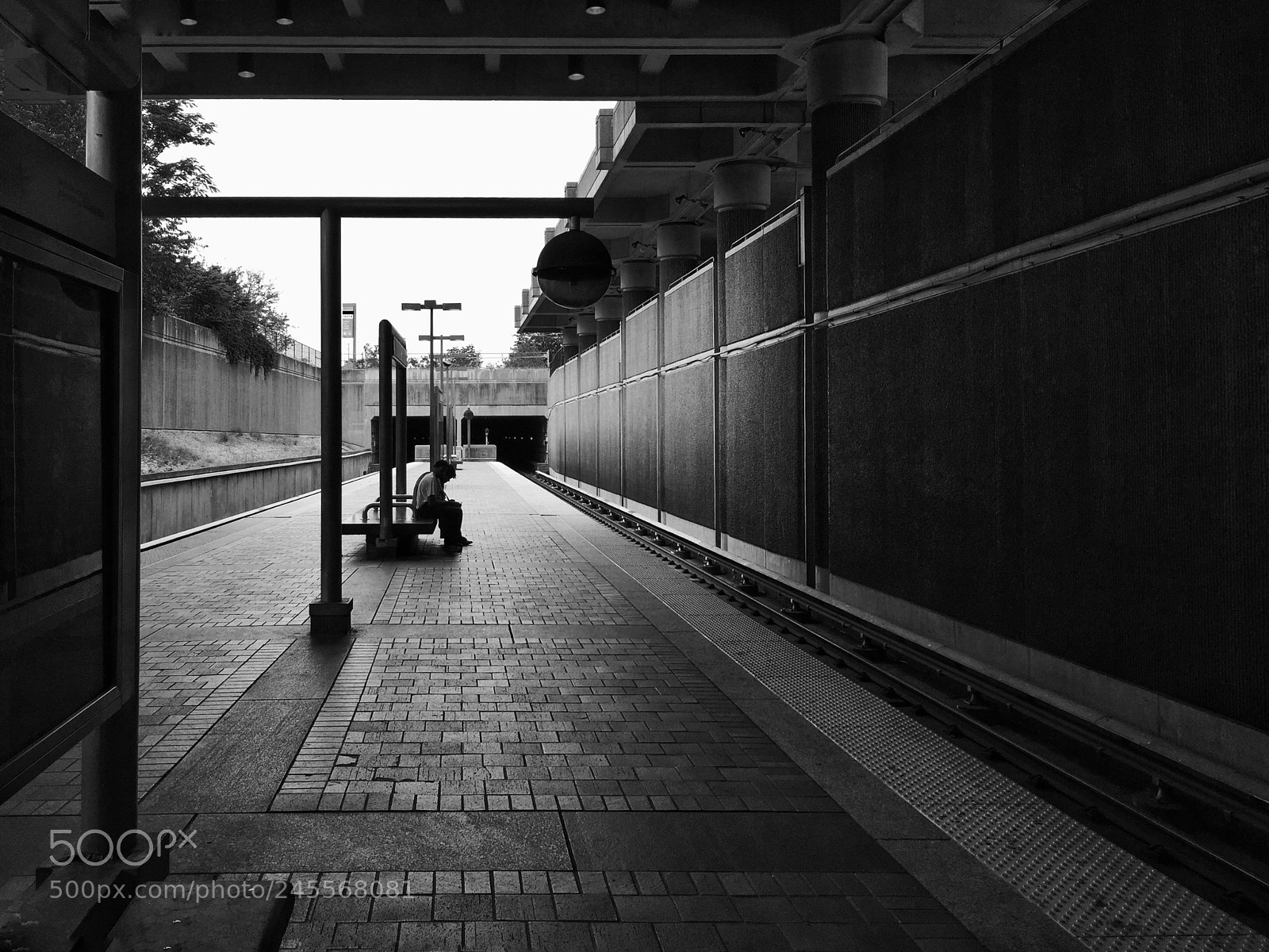 Apple iPhone 6 sample photo. Train station photography