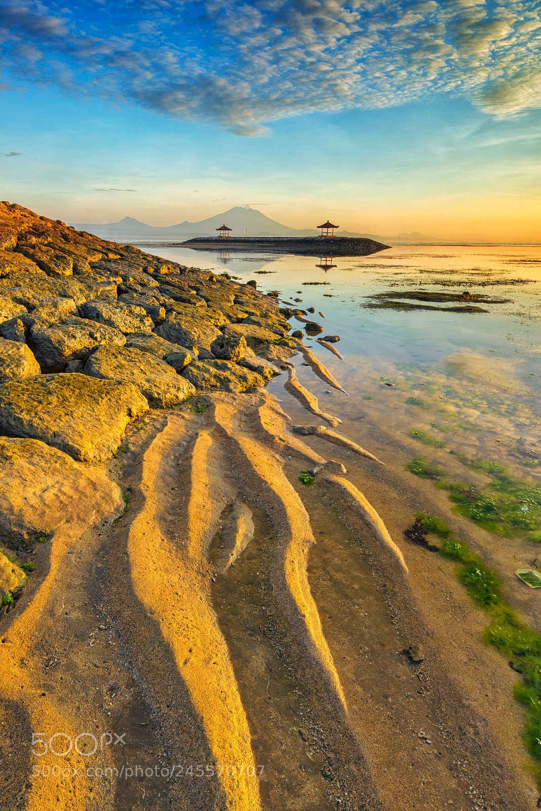 Nikon D610 sample photo. Sunrise pantai karang, bali photography
