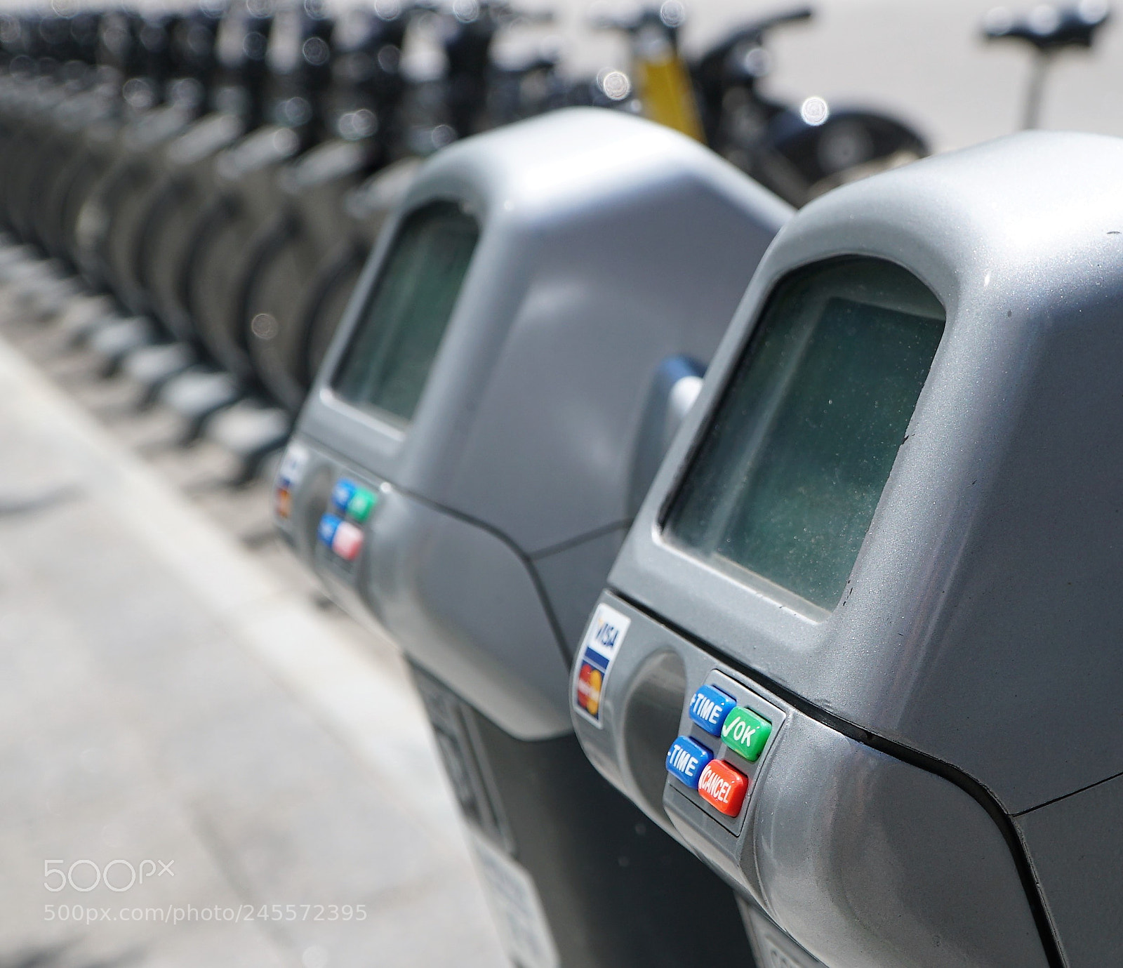 Sony a6500 sample photo. Parking meter photography