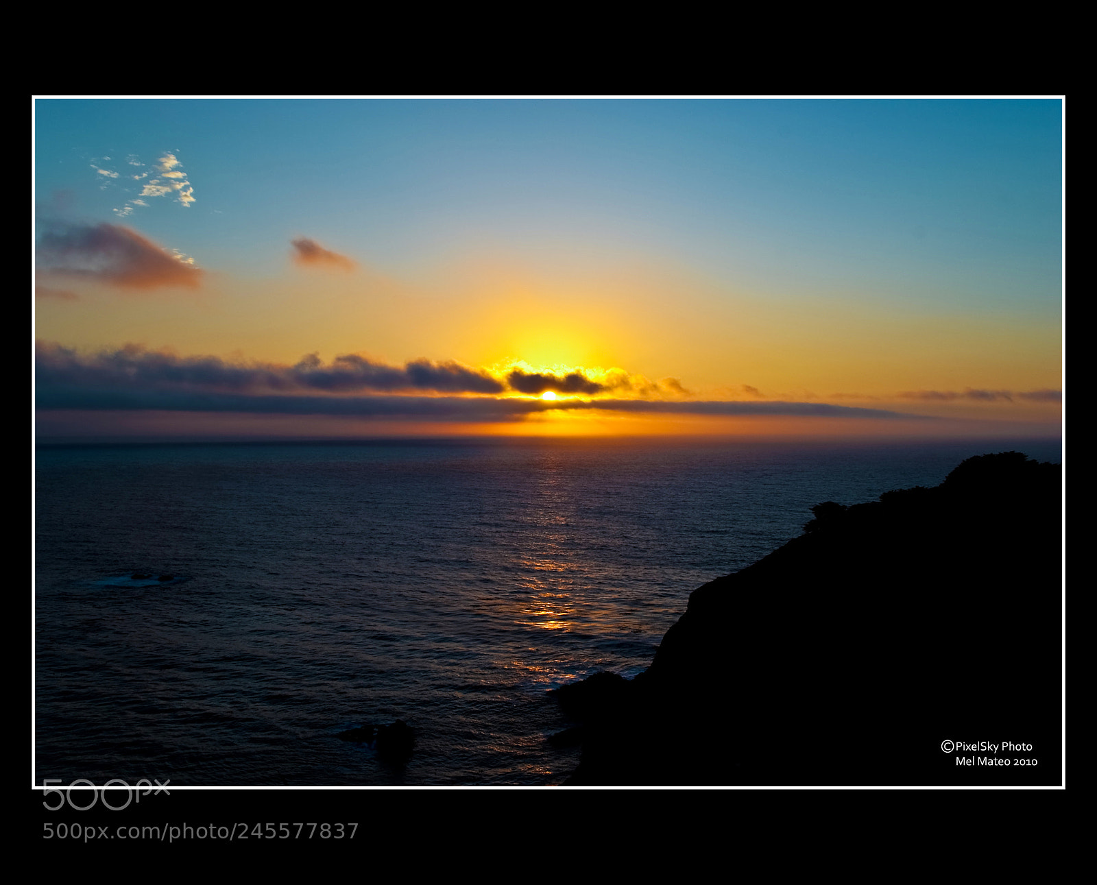 Sony Alpha DSLR-A200 sample photo. Pacific coast sunset photography