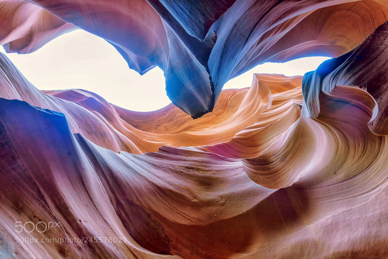 Sony a7R II sample photo. Lower antelope canyon color photography