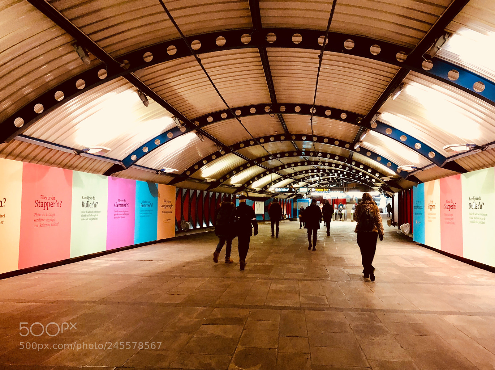 Apple iPhone X sample photo. Stortinget metrostation photography