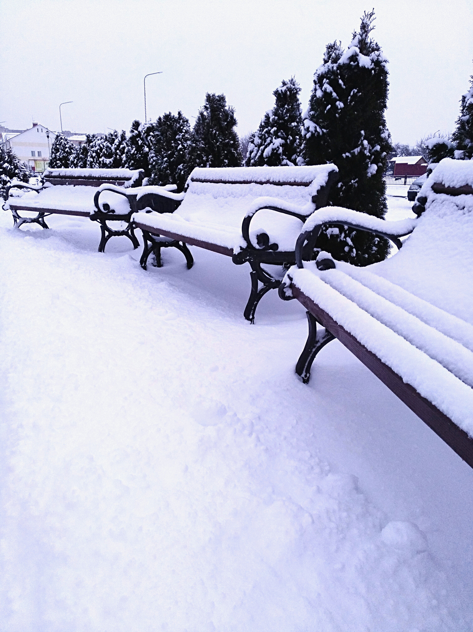 HUAWEI Y7 sample photo. Snow photography