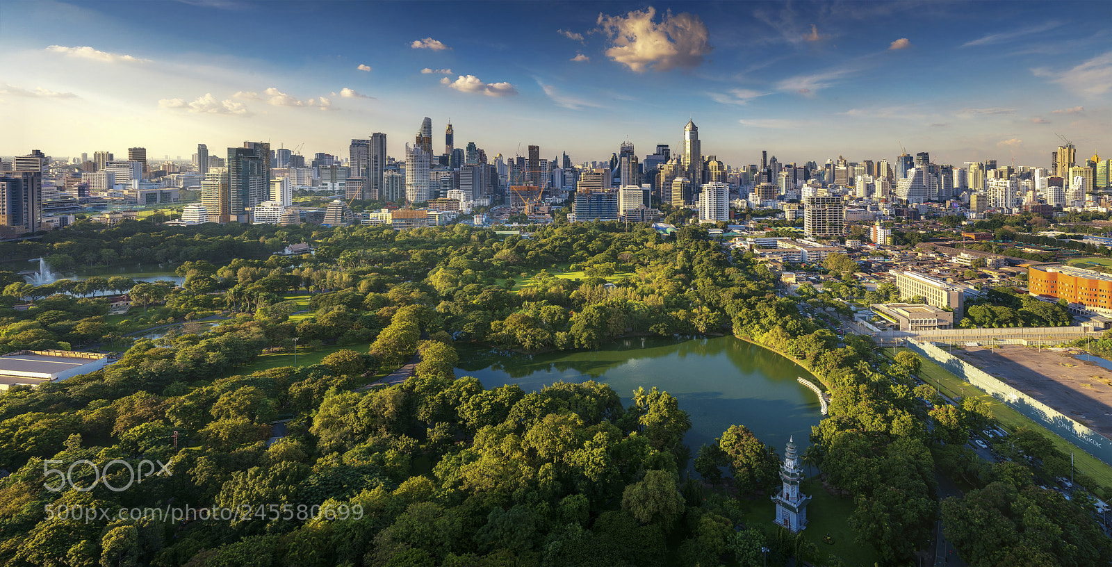Sony a7R II sample photo. Lumpini park and bangkok photography
