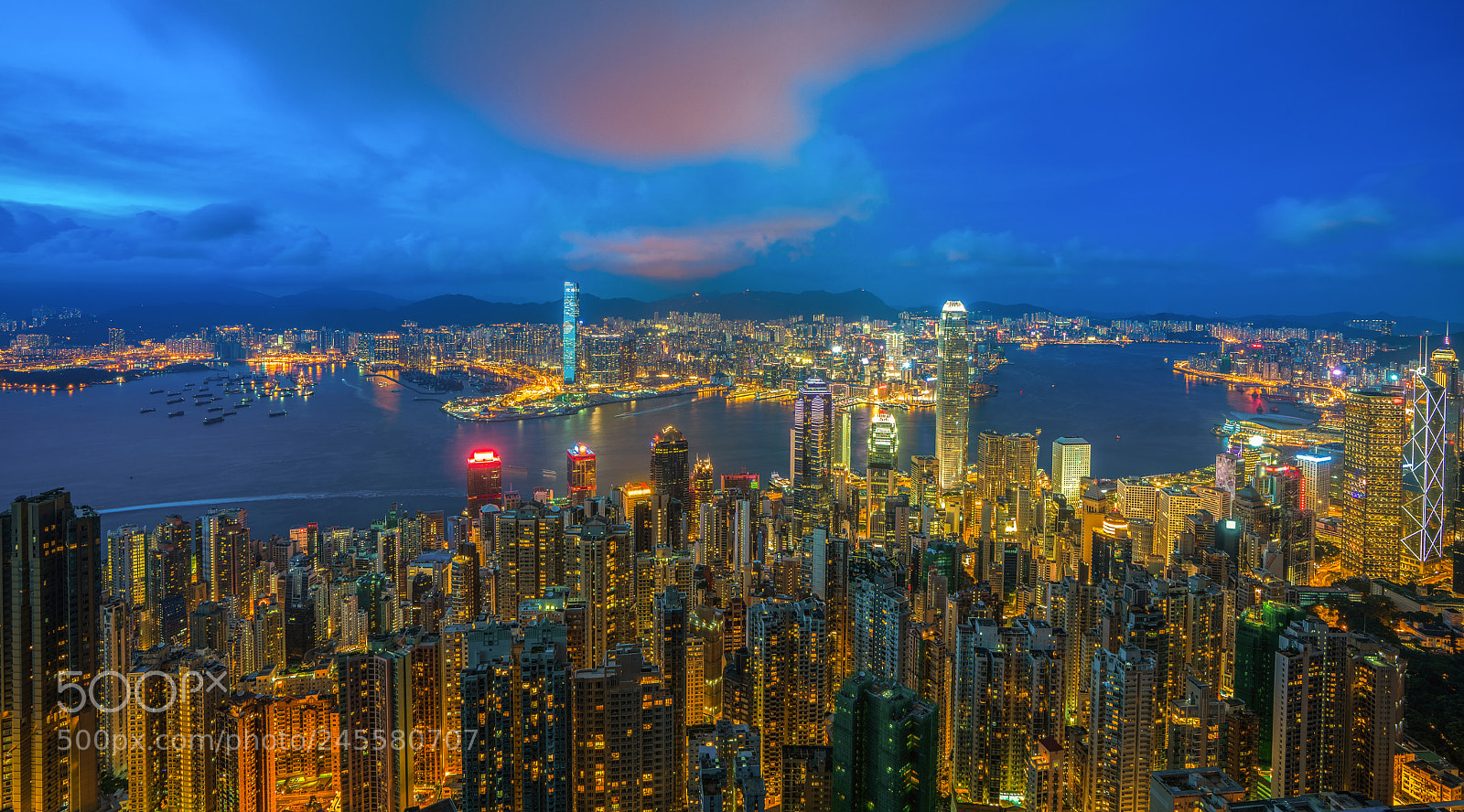 Sony a7R II sample photo. Hong kong skyline photography
