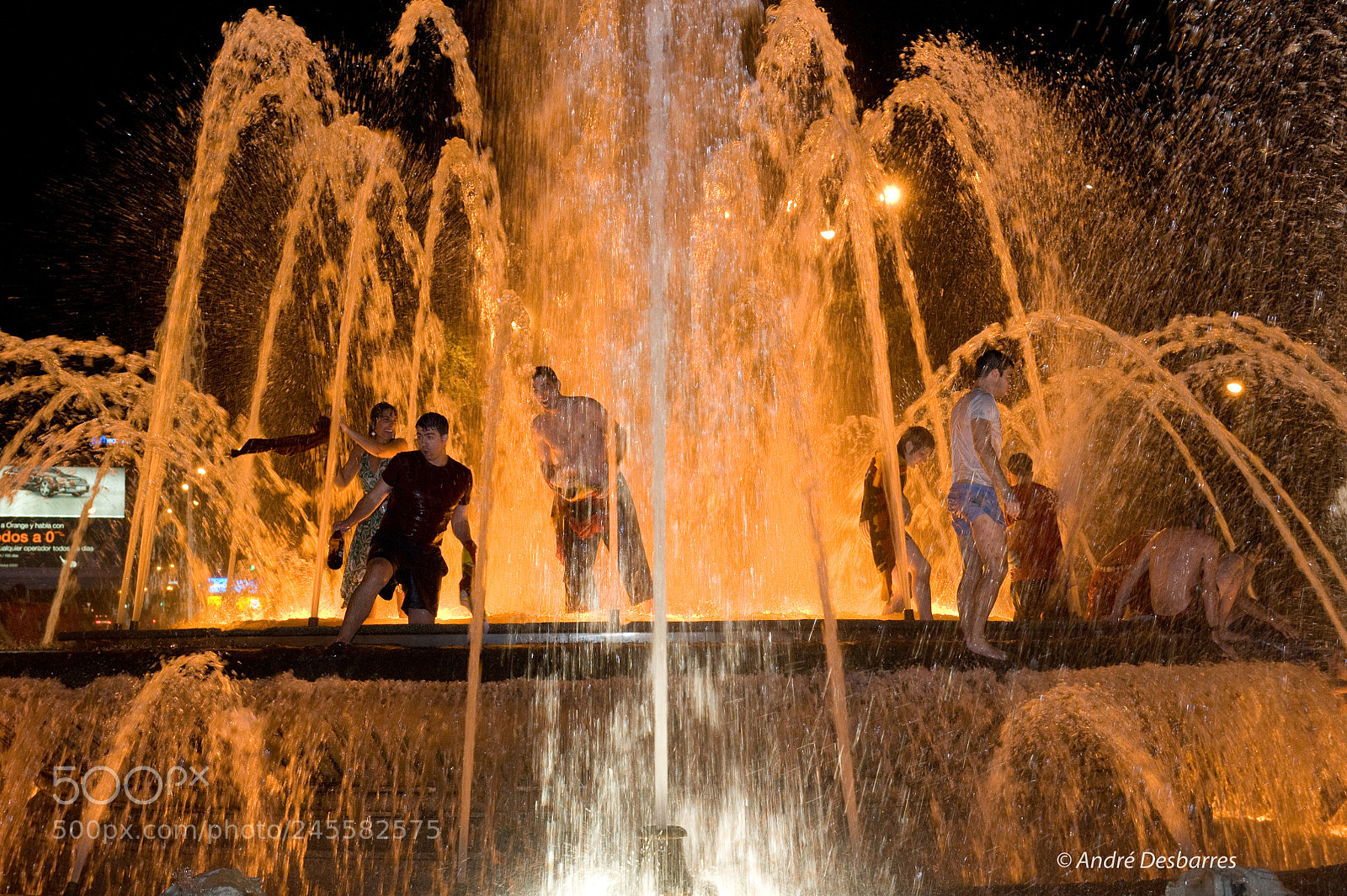 Nikon D3 sample photo. Madrid, celebrando la copa photography