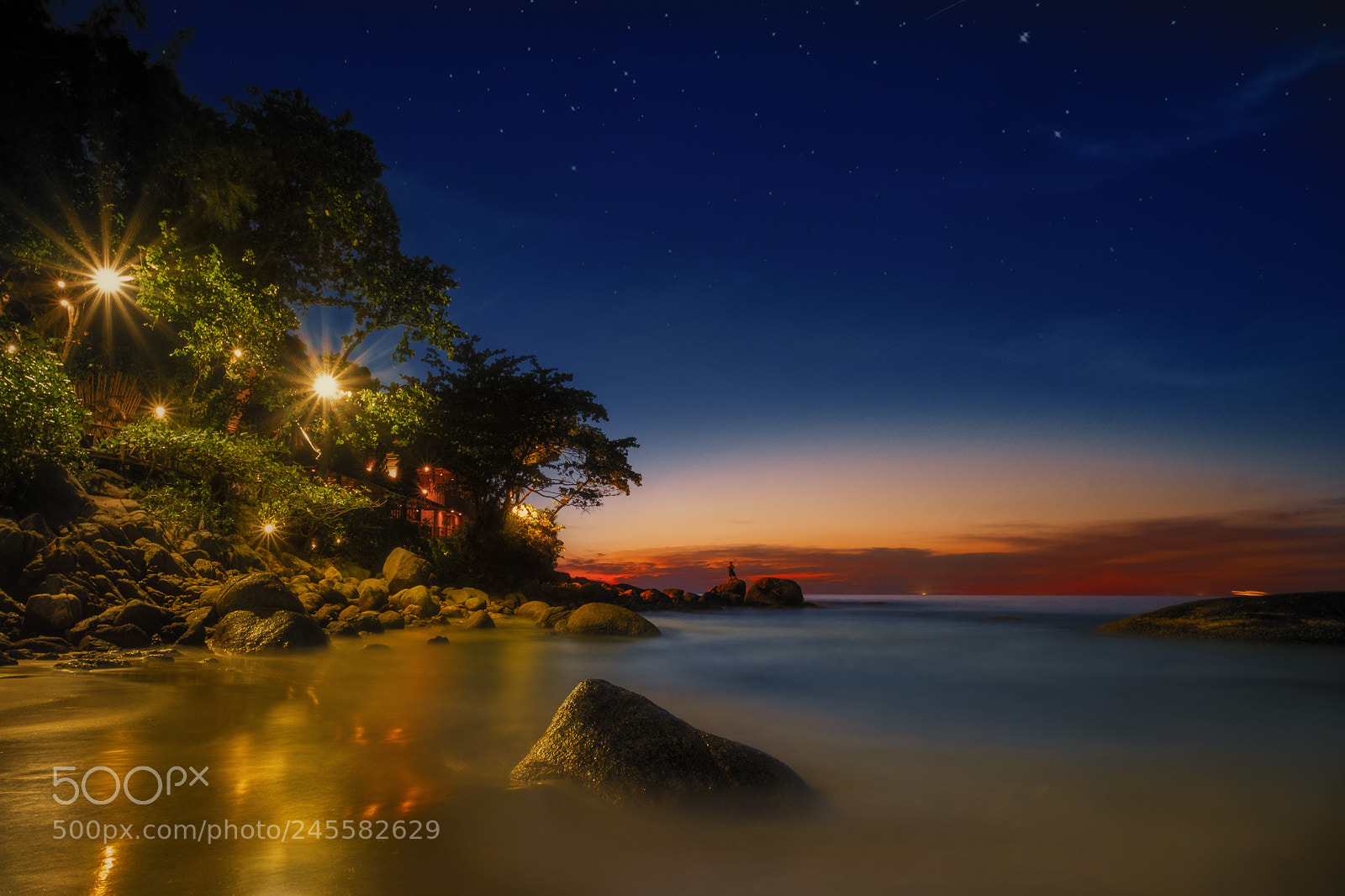 Fujifilm X-T2 sample photo. Fishing under the stars photography