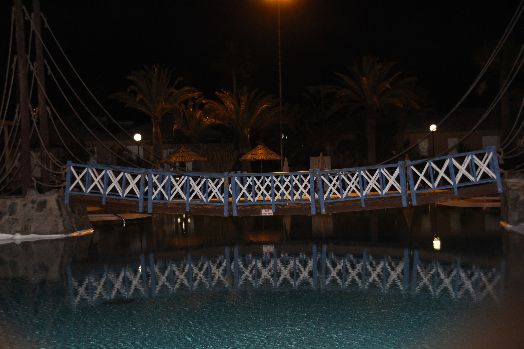 Sigma 18-200mm f/3.5-6.3 DC OS sample photo. The bridge over the pool. photography