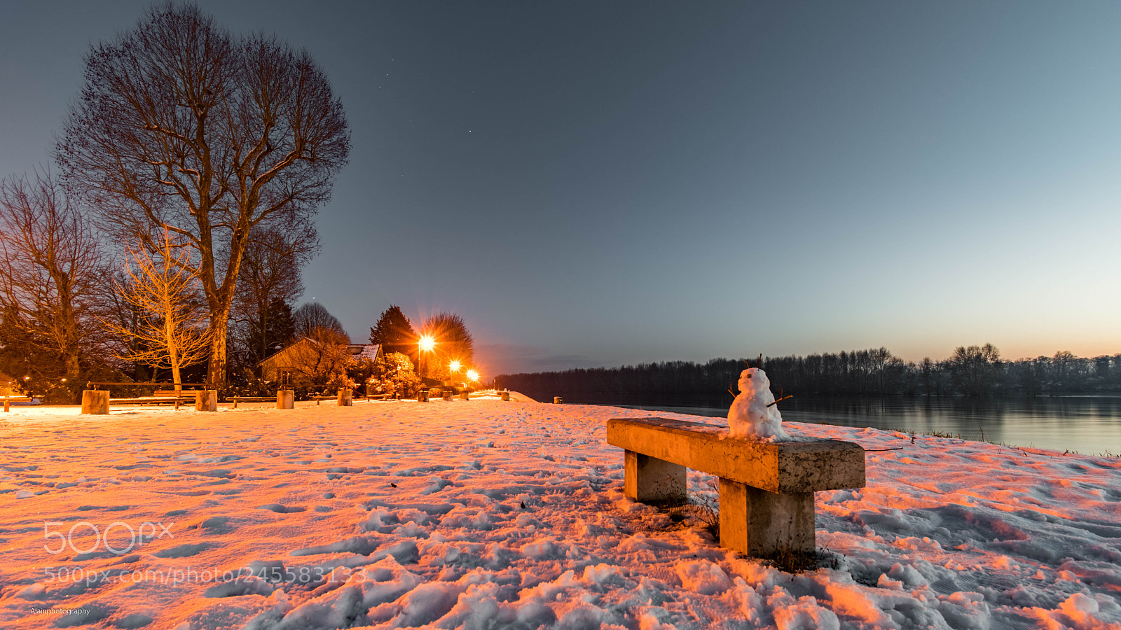 Nikon D7500 sample photo. Snowman photography