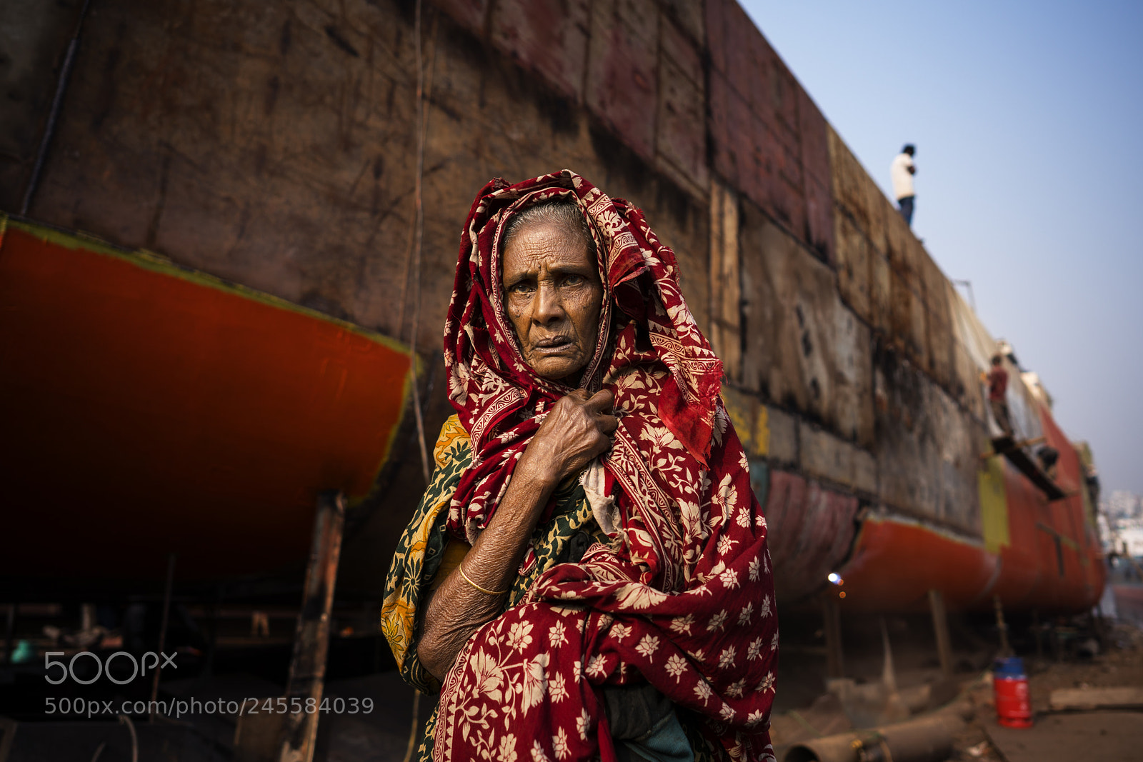 Sony a7R II sample photo. Portrait of bangladeshi old photography
