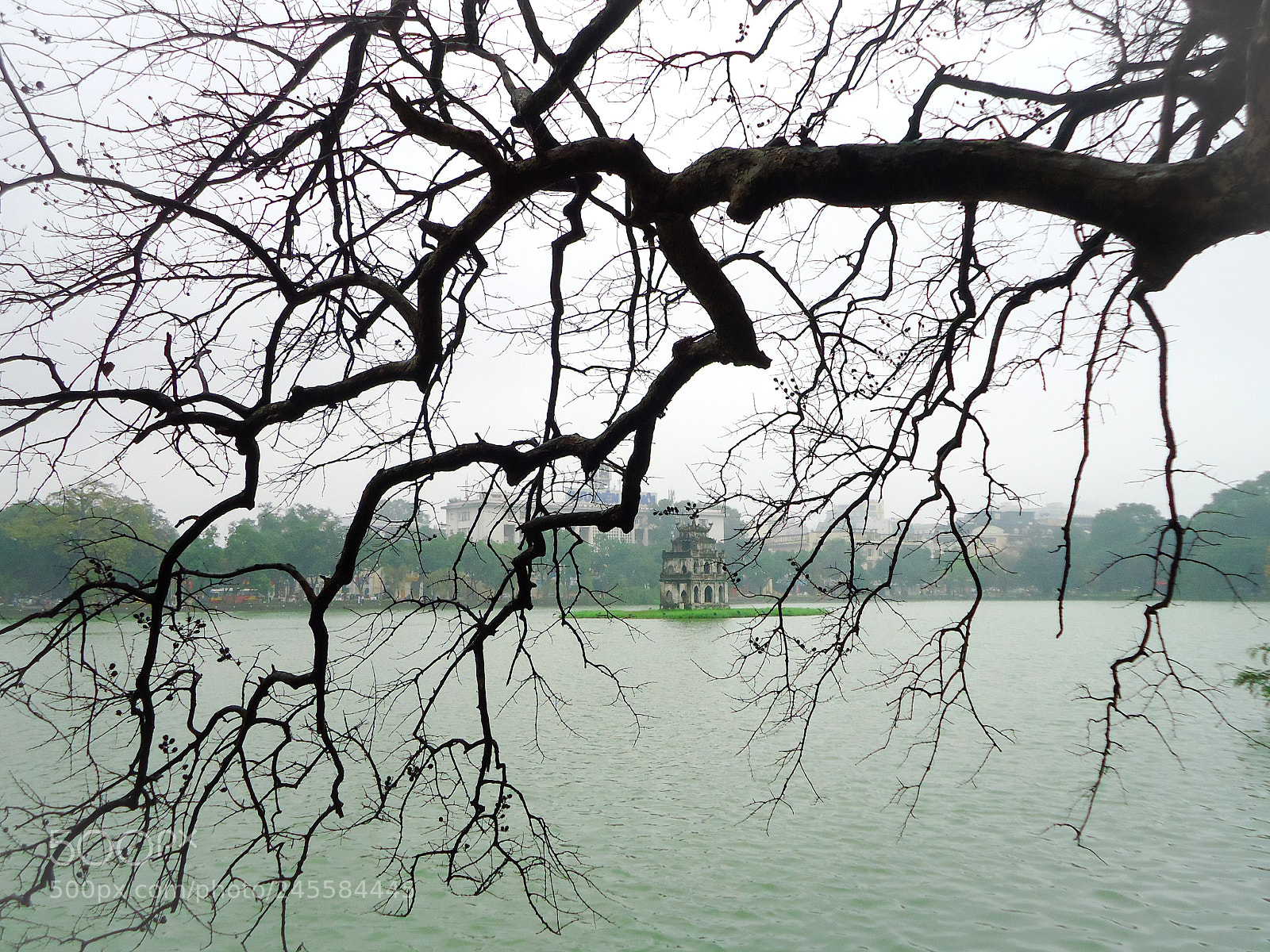 Sony Cyber-shot DSC-W610 sample photo. Hoan kiem lake photography