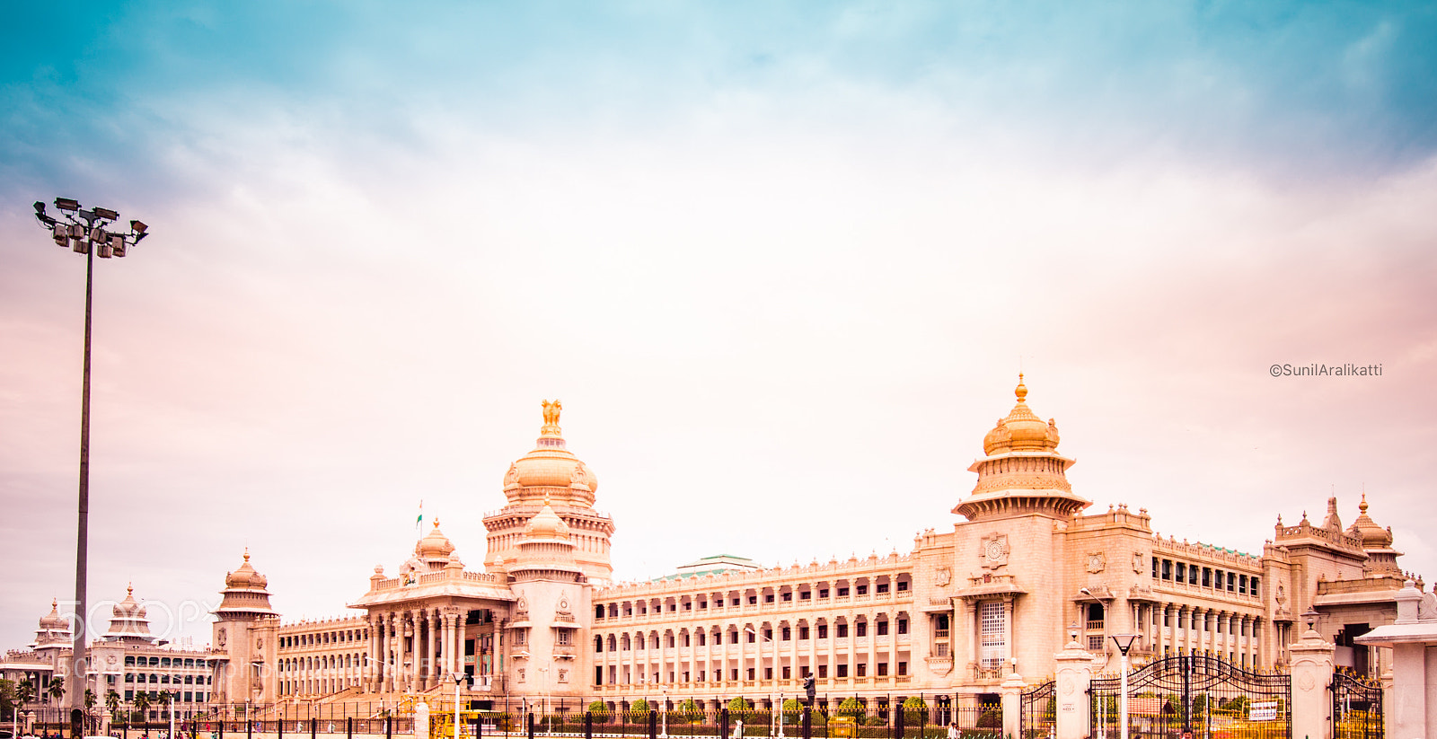 Nikon D5100 sample photo. Vidhana soudha photography