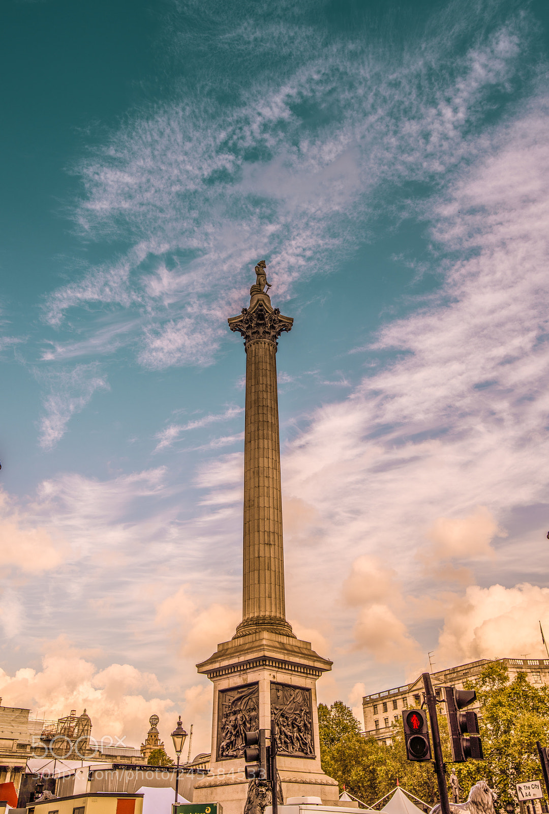 Nikon D810 sample photo. Trafalgar square, london photography