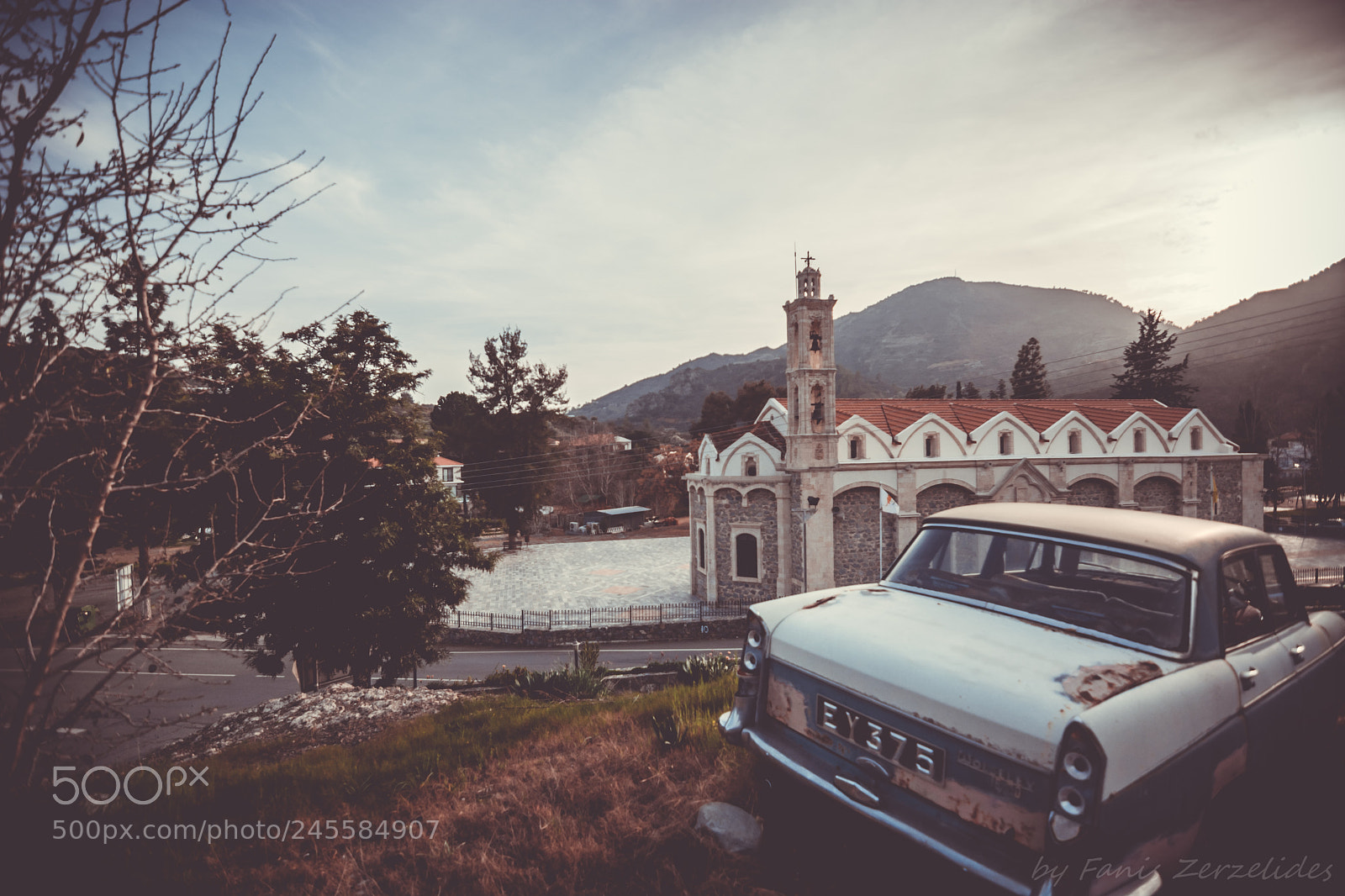Nikon D5200 sample photo. Wolseley and the church photography