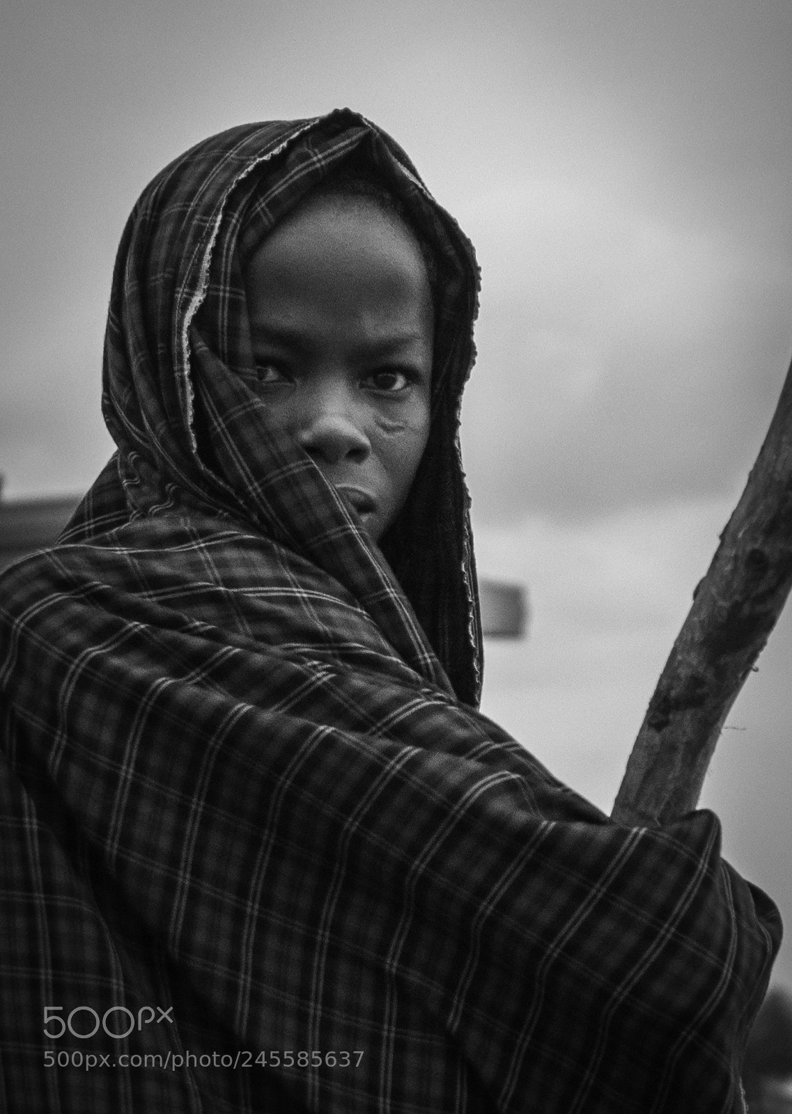 Olympus OM-D E-M1 Mark II sample photo. Young maasai photography