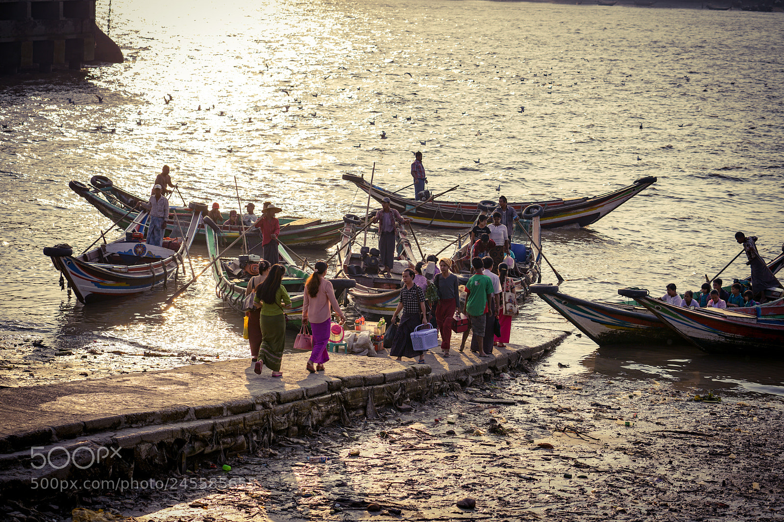 Sony a7R II sample photo. Boat harbor photography