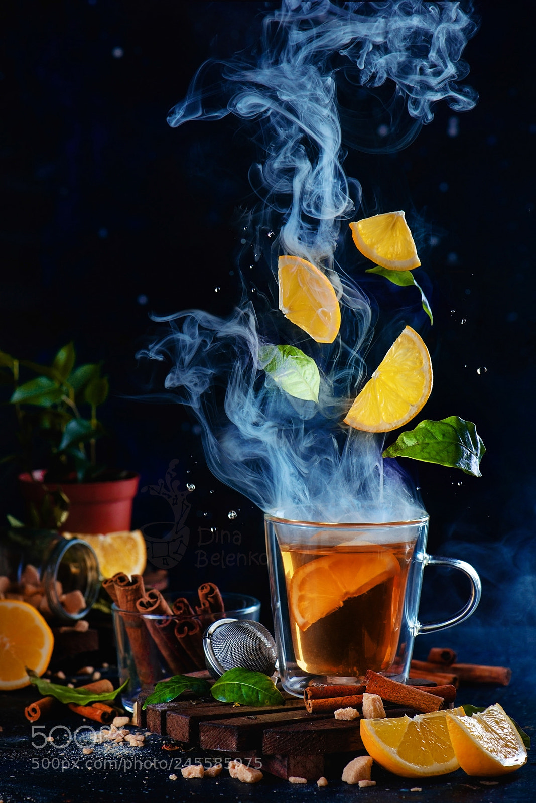 Nikon D800 sample photo. Lemon tea (really hot) photography