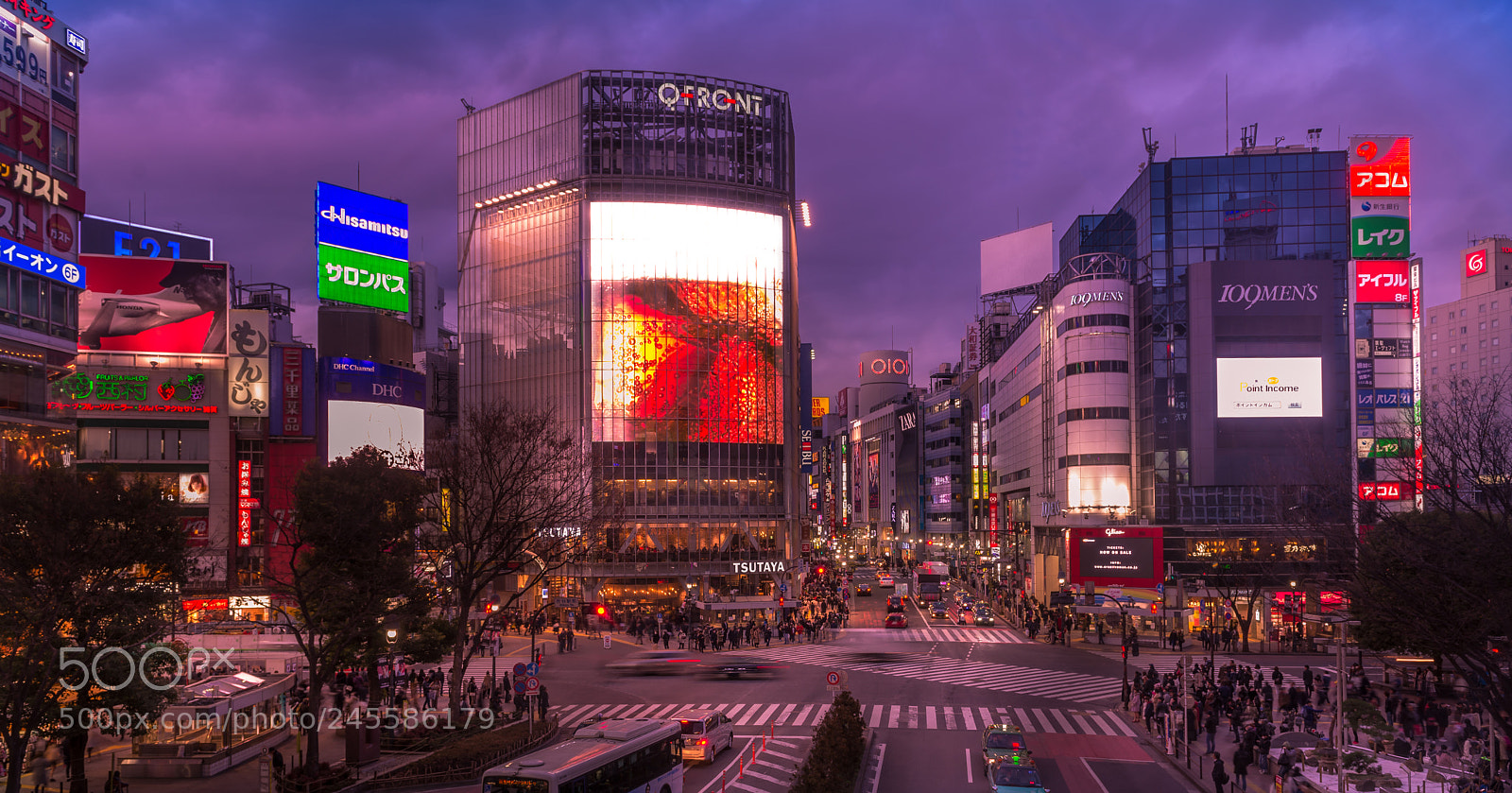 Nikon D610 sample photo. Sunset in shibuya photography
