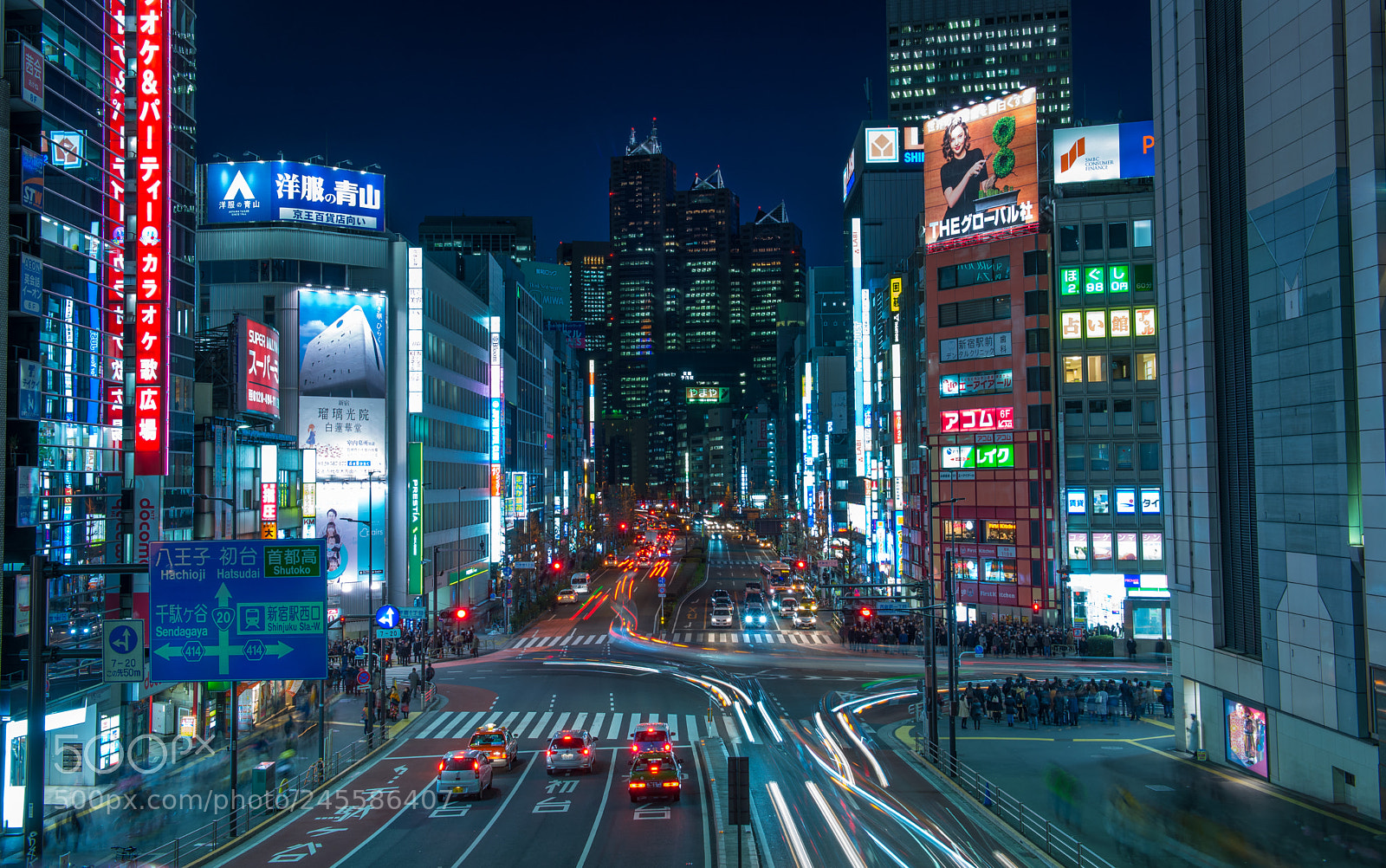 Nikon D610 sample photo. Shinjuku nights photography
