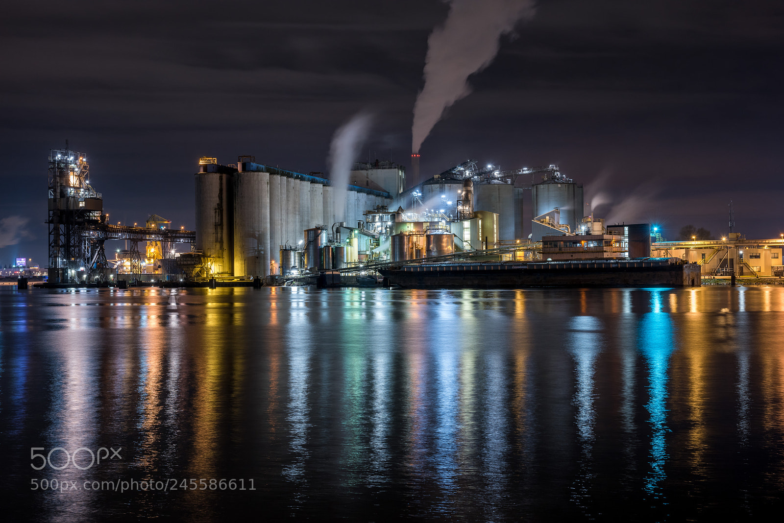 Nikon D810 sample photo. Industry on the water photography