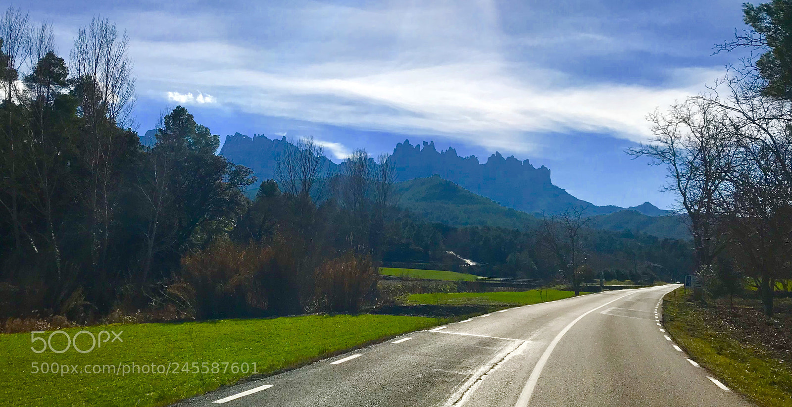 Apple iPhone 7 Plus sample photo. Highway to mountains photography
