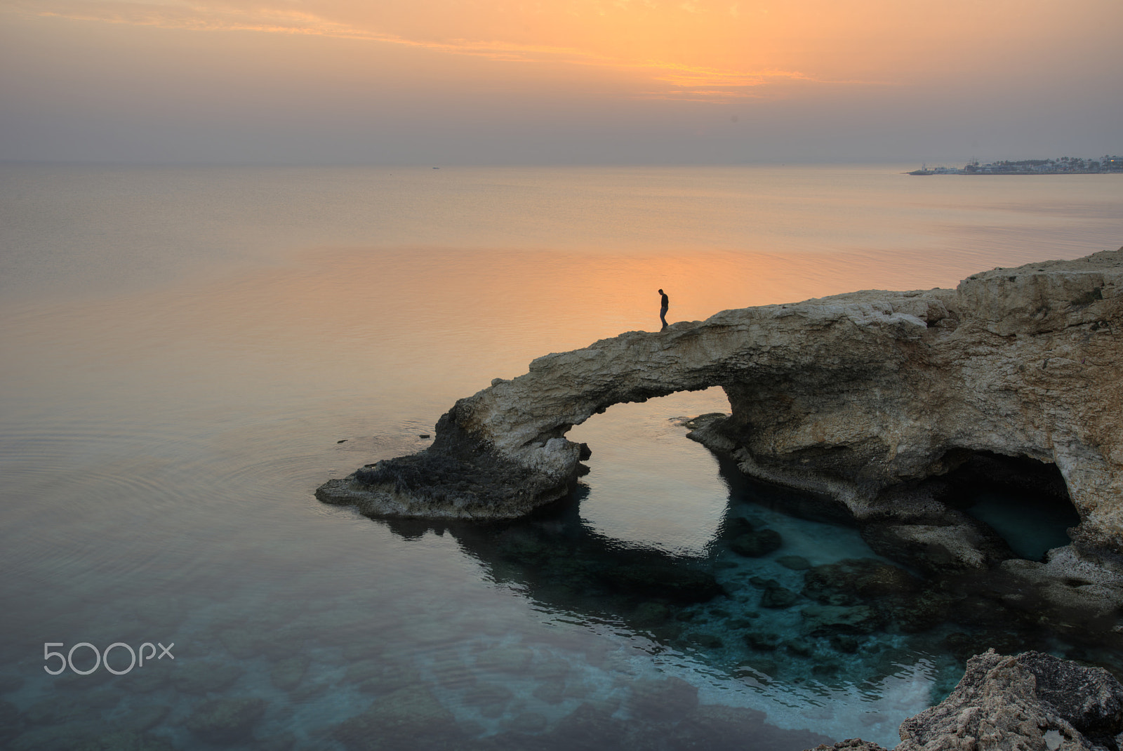 Nikon D750 + Sigma 24-105mm F4 DG OS HSM Art sample photo. Lover's arch at ayia napa cyprus. photography