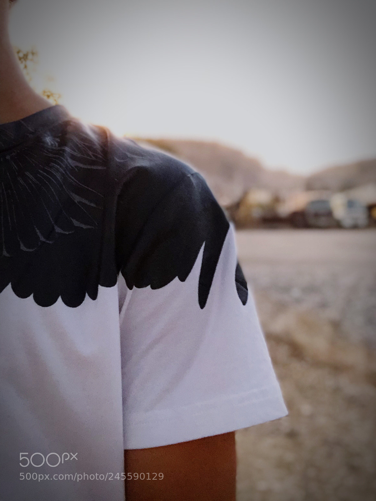 Apple iPhone X sample photo. Marcelo burlon aish tee photography