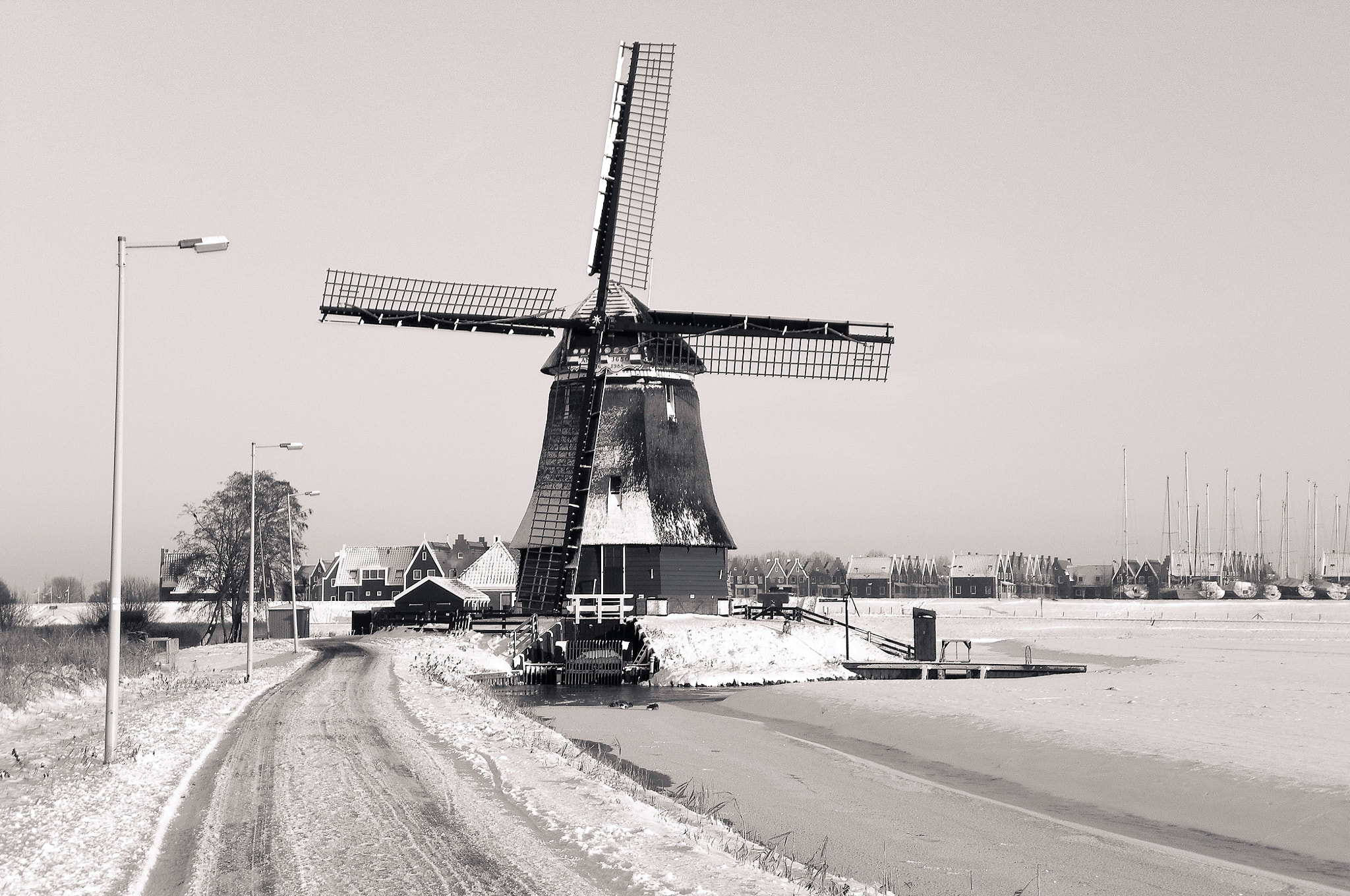 Kodak EasyShare Z981 sample photo. Molen (mill) "de kathammer", katwoude, netherlands photography