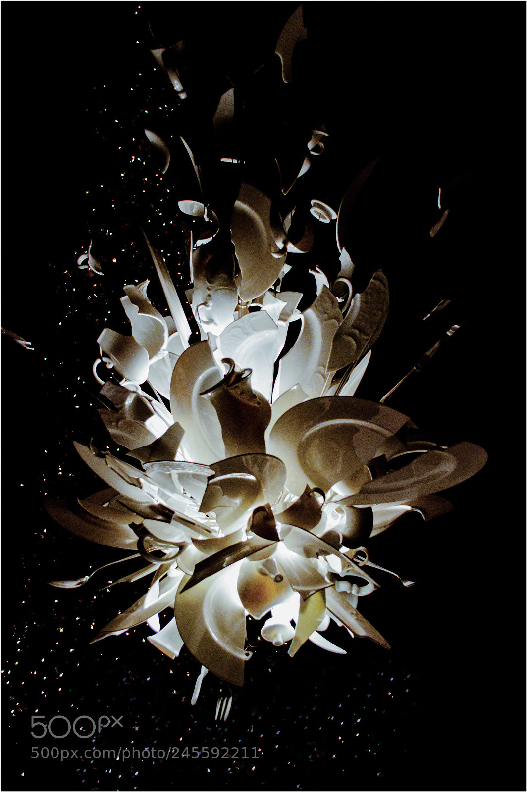 Nikon D90 sample photo. Exploding crockery photography