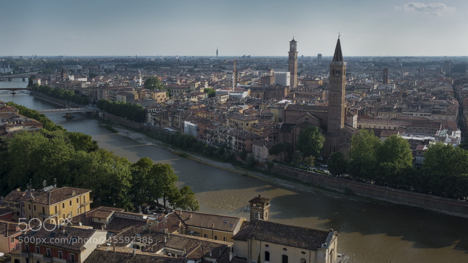 Fujifilm X-T20 sample photo. Verona from the top photography