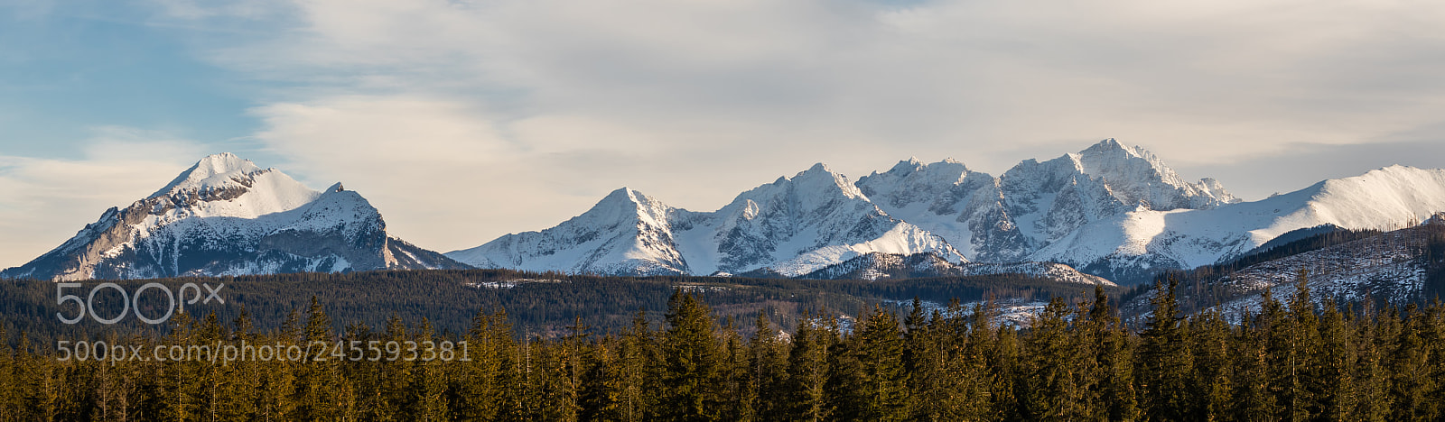 Canon EOS 7D Mark II sample photo. Tatra mountains panorama photography
