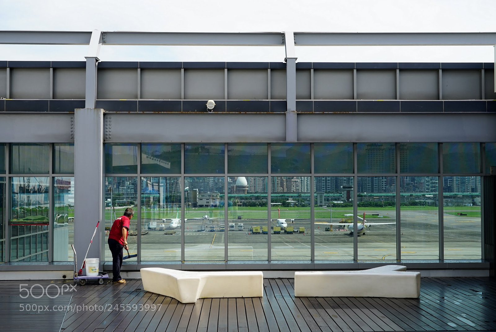 Sony a7 sample photo. Taipei songshan airport photography