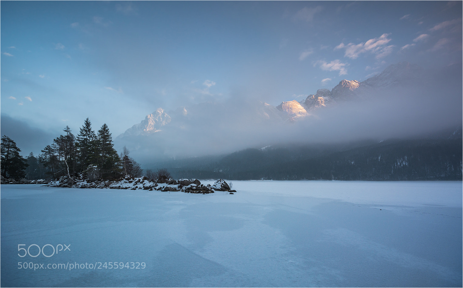 Nikon D7100 sample photo. °°° eibsee im winter °°° photography