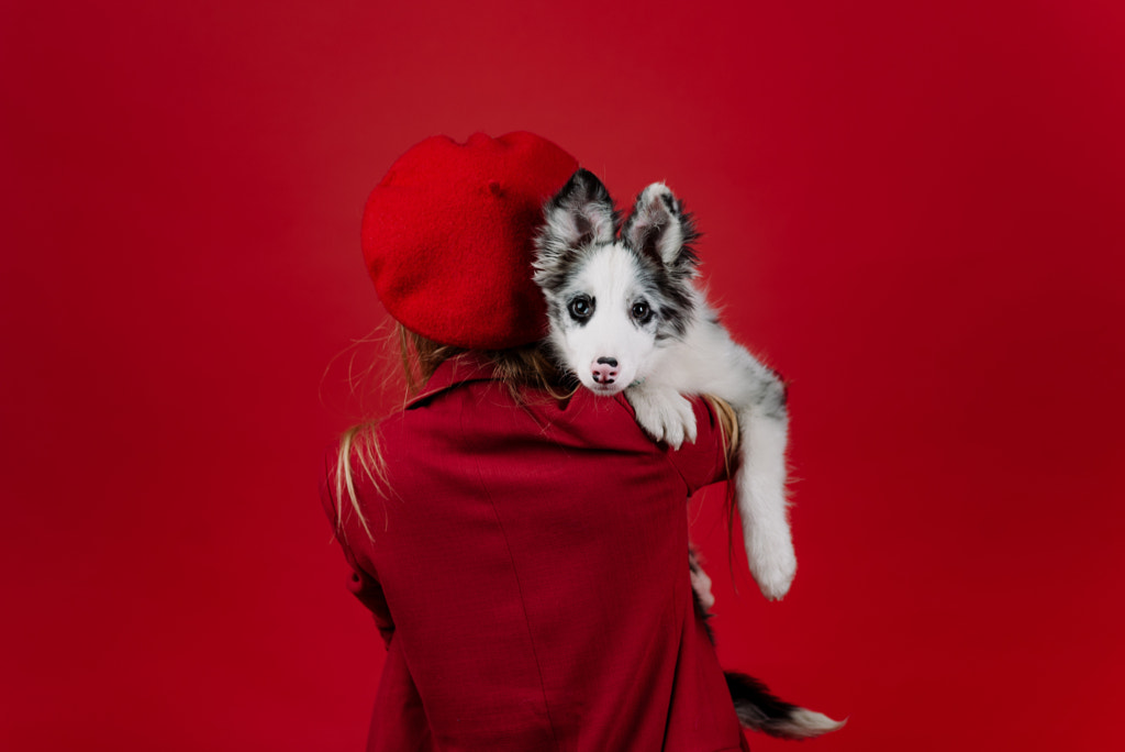 Red portrait by Grzegorz Bukalski on 500px.com