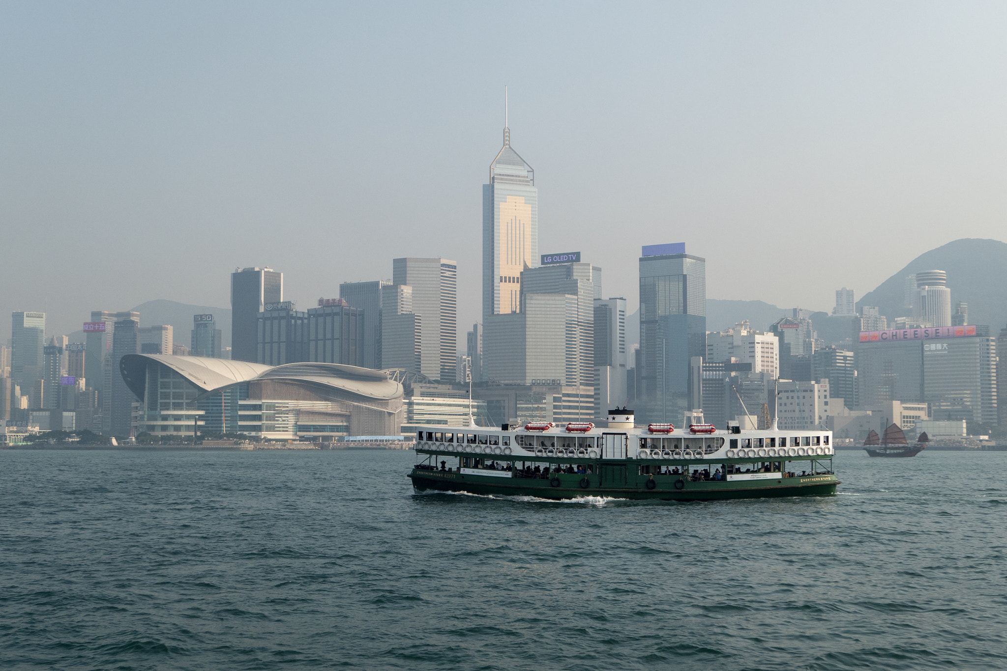 Panasonic Lumix DMC-LX10 (Lumix DMC-LX15) sample photo. Star ferry in victoria harbour in hong kong photography