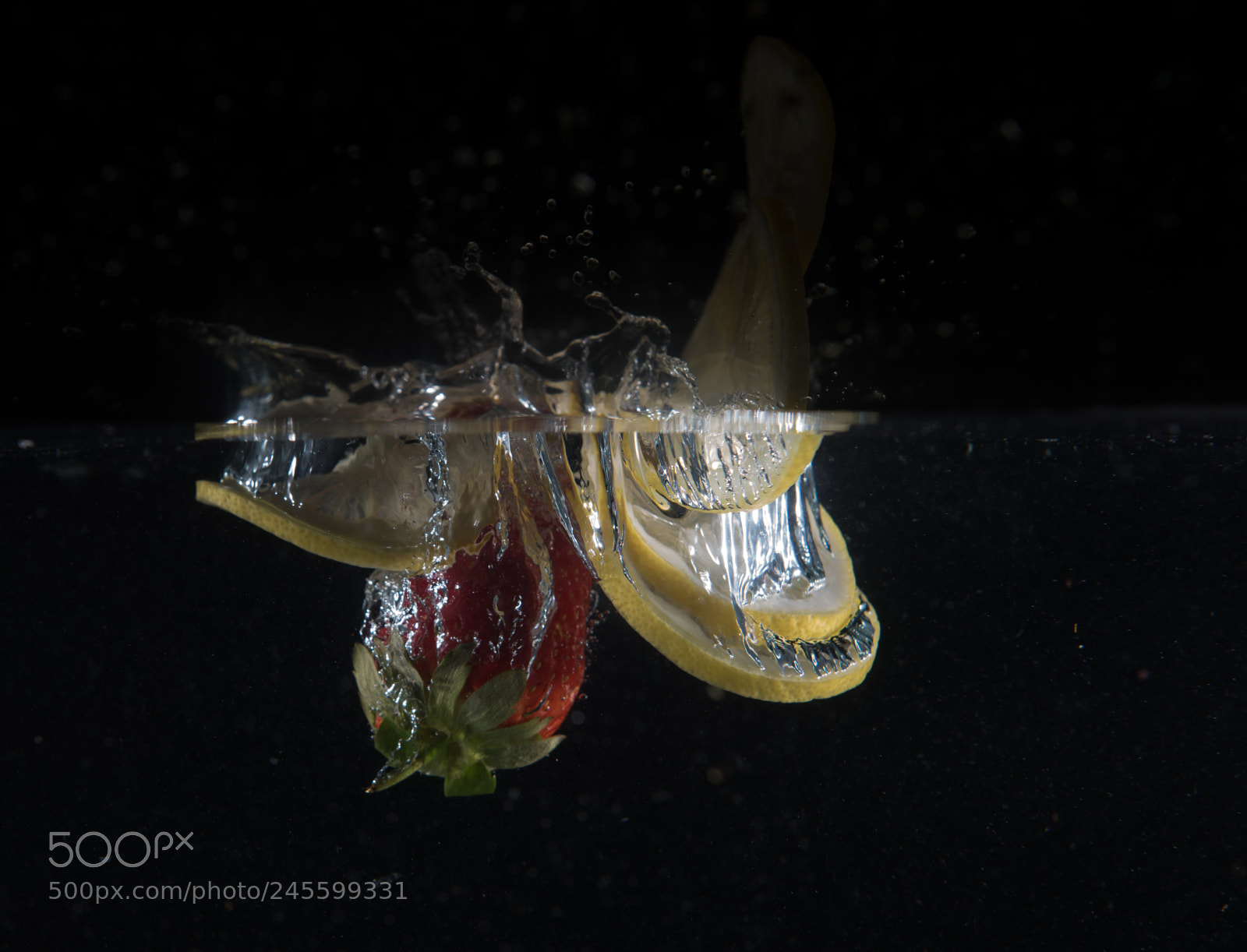 Nikon D850 sample photo. Strawberry and lemon photography