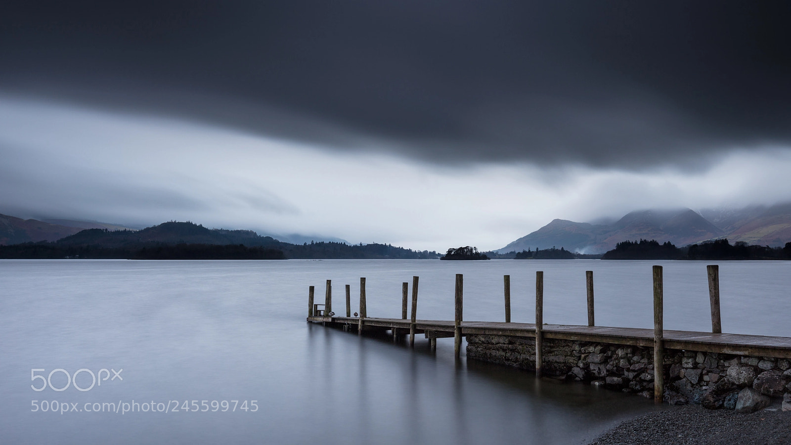 Canon EOS 5DS R sample photo. Moody ashness jetty photography