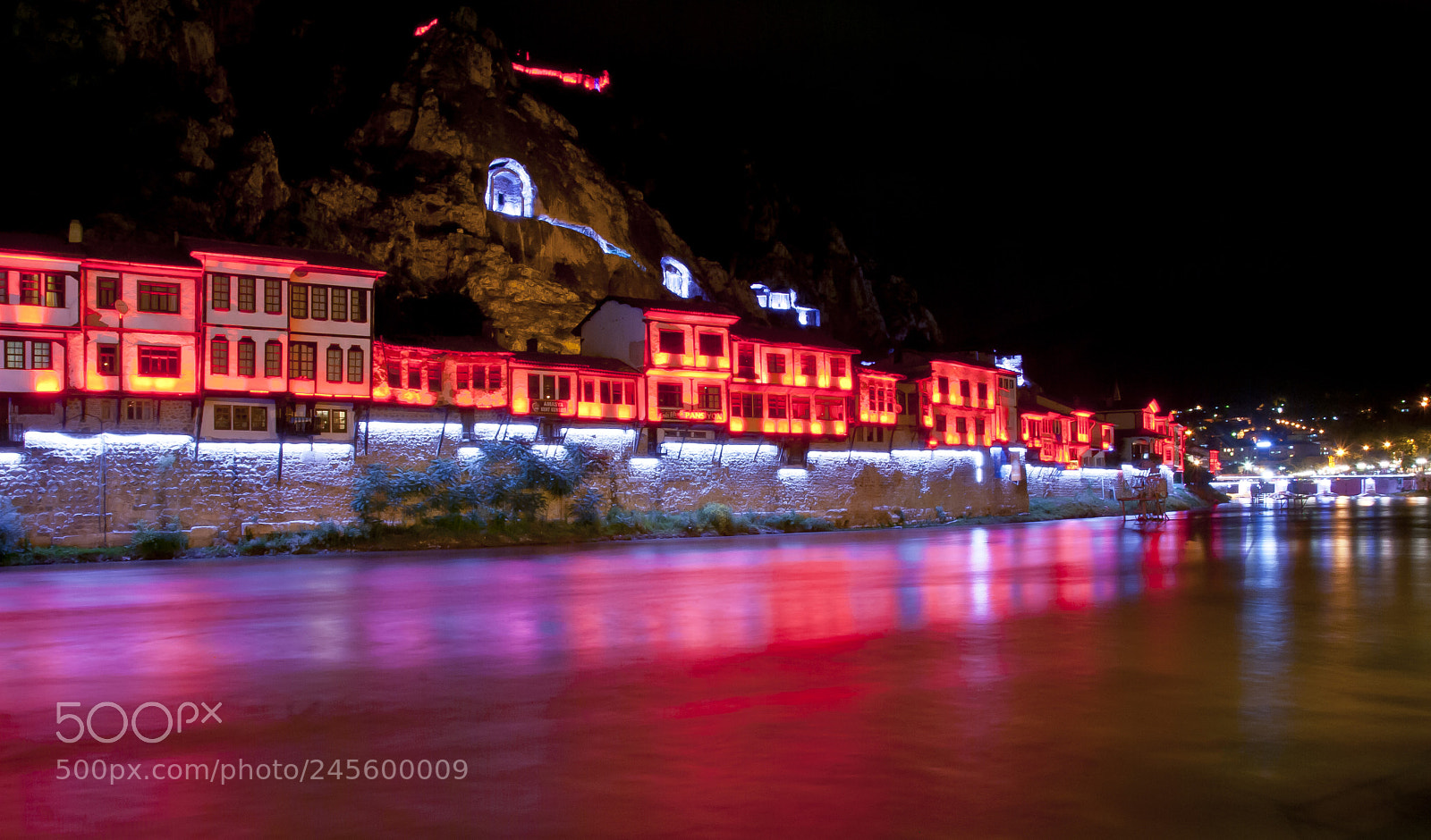 Nikon D80 sample photo. City lights photography