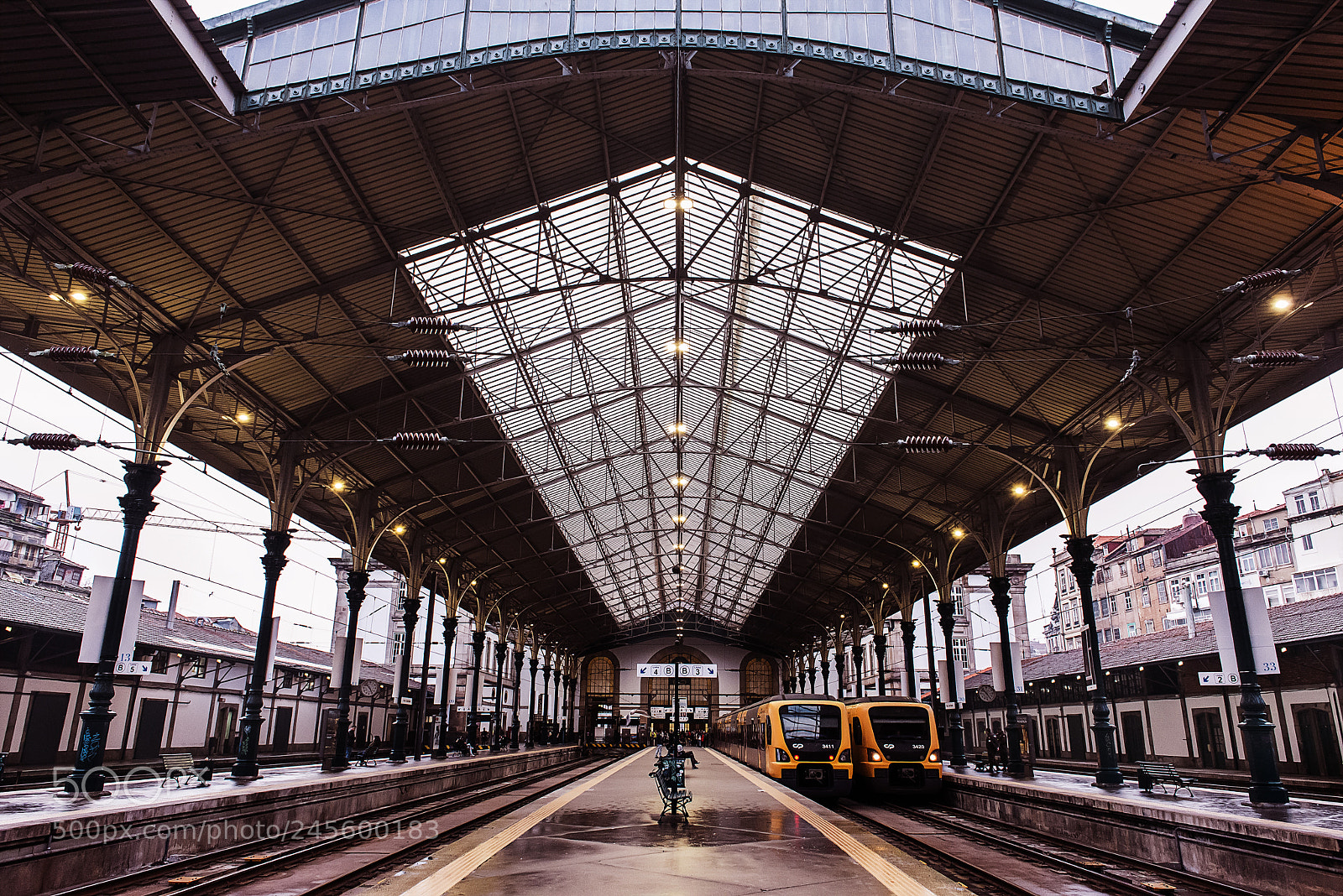 Nikon D610 sample photo. Porto station photography